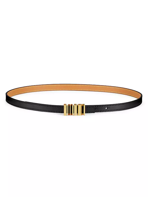 Versace Black and Gold Greca Belt – BlackSkinny