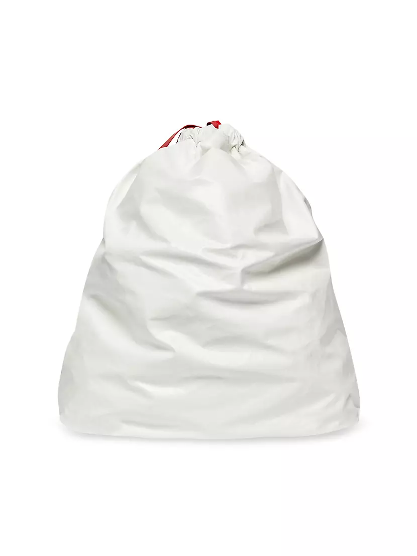 Men's Trash Bag Large Pouch in White