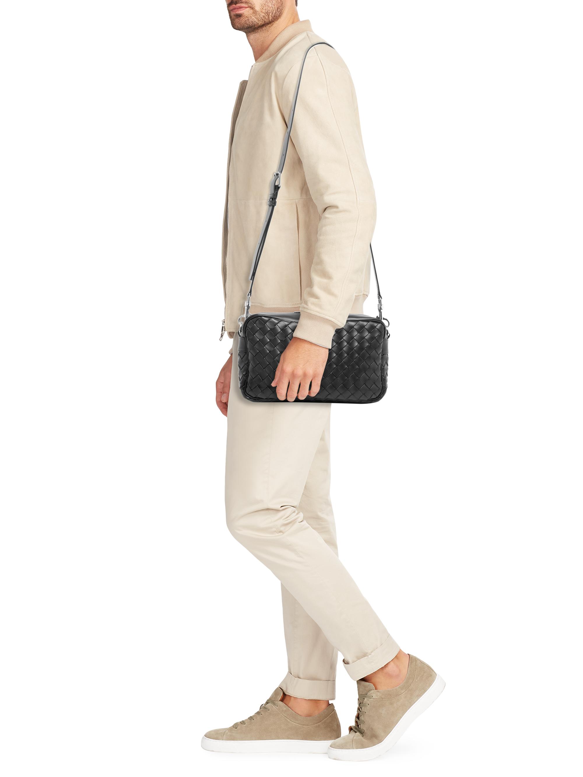 Bottega Veneta Borsa Leather Shoulder Bag | Saks Fifth Avenue