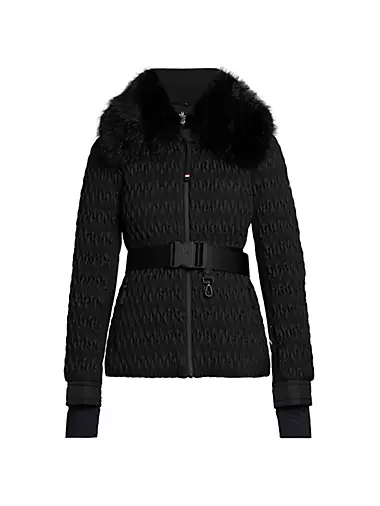Shop Moncler Grenoble Performance & Style Bouquetin Belted Down Jacket