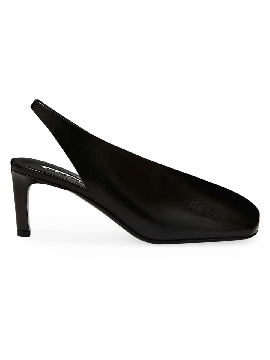Jil Sander 65MM Leather Slingback Pumps | Saks Fifth Avenue