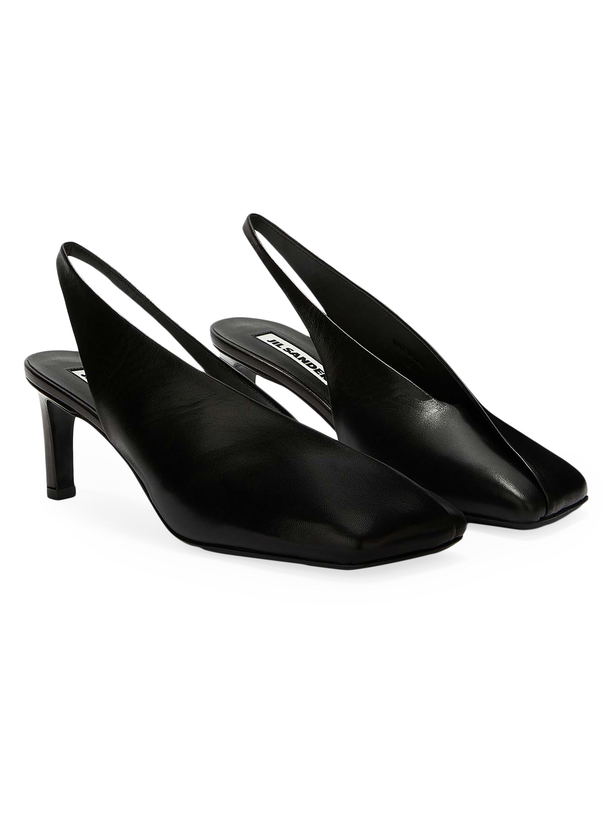 Jil Sander 65MM Leather Slingback Pumps | Saks Fifth Avenue