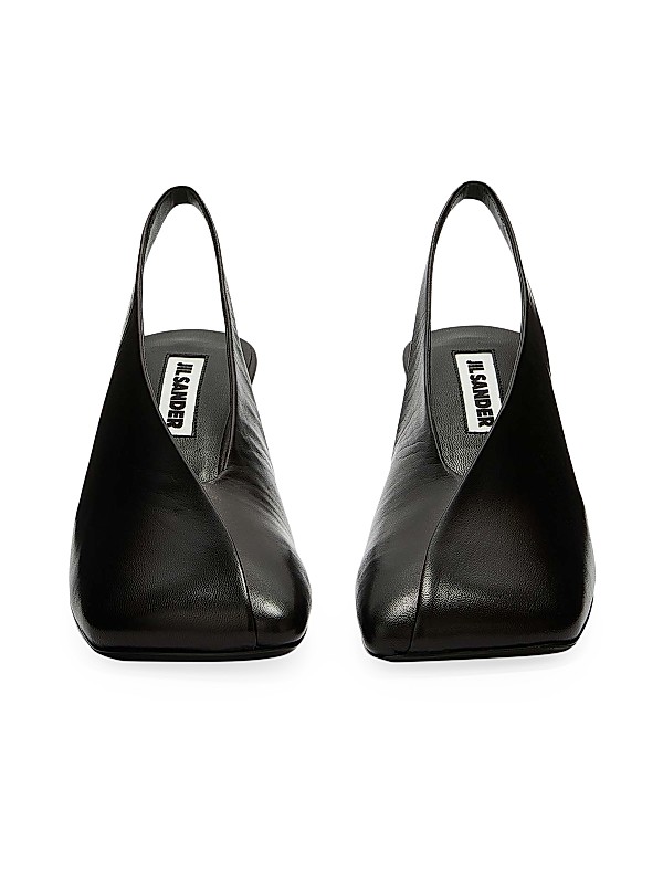 Shop Jil Sander 65MM Leather Slingback Pumps | Saks Fifth Avenue Shop Jil Sander 65MM Leather Slingback Pumps | Saks Fifth Avenue
