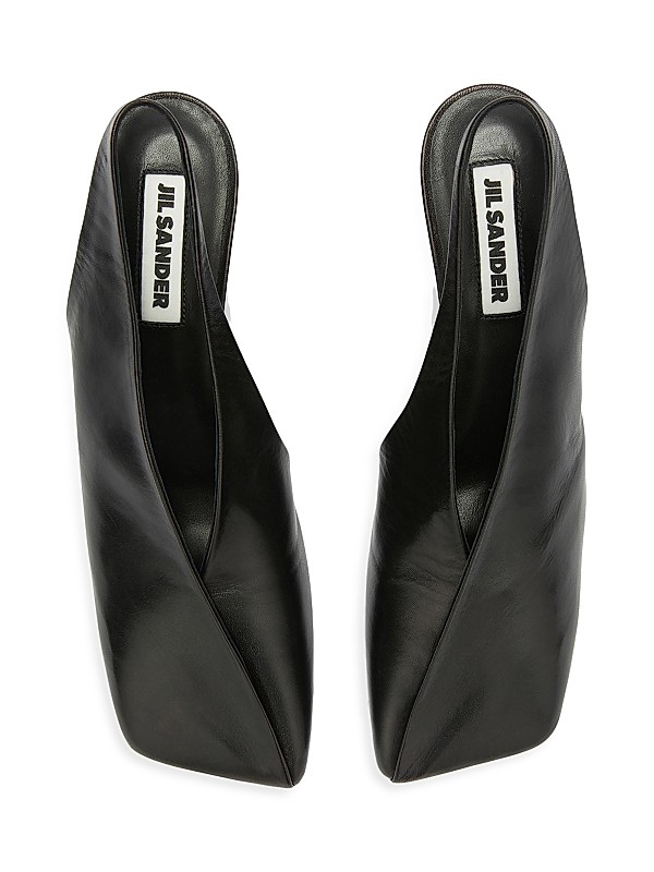Shop Jil Sander 65MM Leather Slingback Pumps | Saks Fifth Avenue Shop Jil Sander 65MM Leather Slingback Pumps | Saks Fifth Avenue