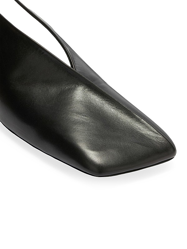 Shop Jil Sander 65MM Leather Slingback Pumps | Saks Fifth Avenue Shop Jil Sander 65MM Leather Slingback Pumps | Saks Fifth Avenue