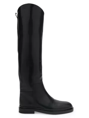 Jil Sander slip-on leather boots - Black