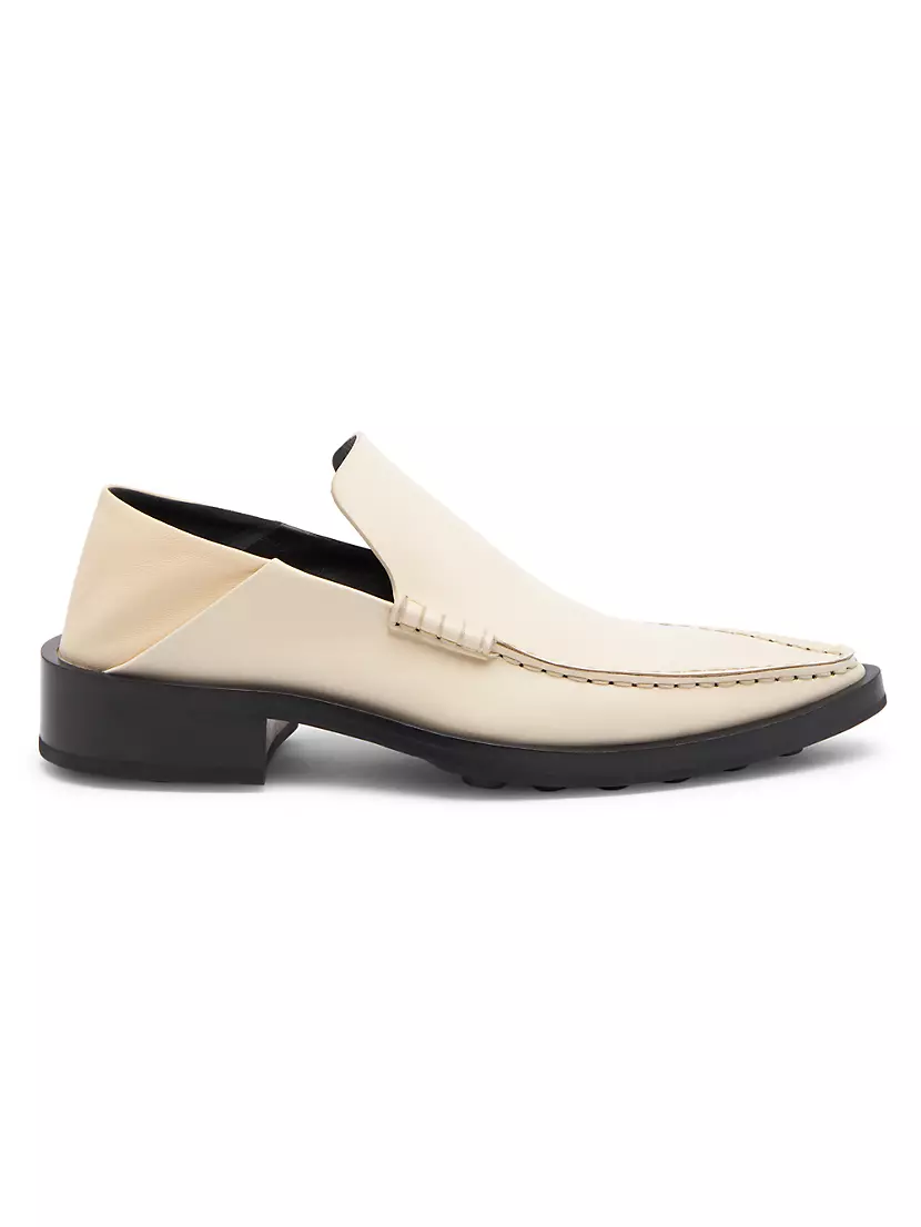 20MM Brushed Leather Loafers