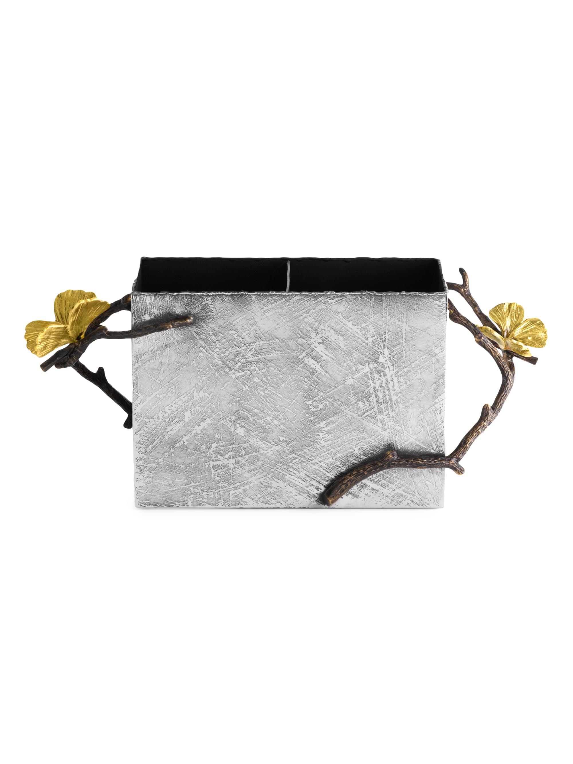 Michael Aram Butterfly Ginkgo 2-Compartment Cutlery Caddy
