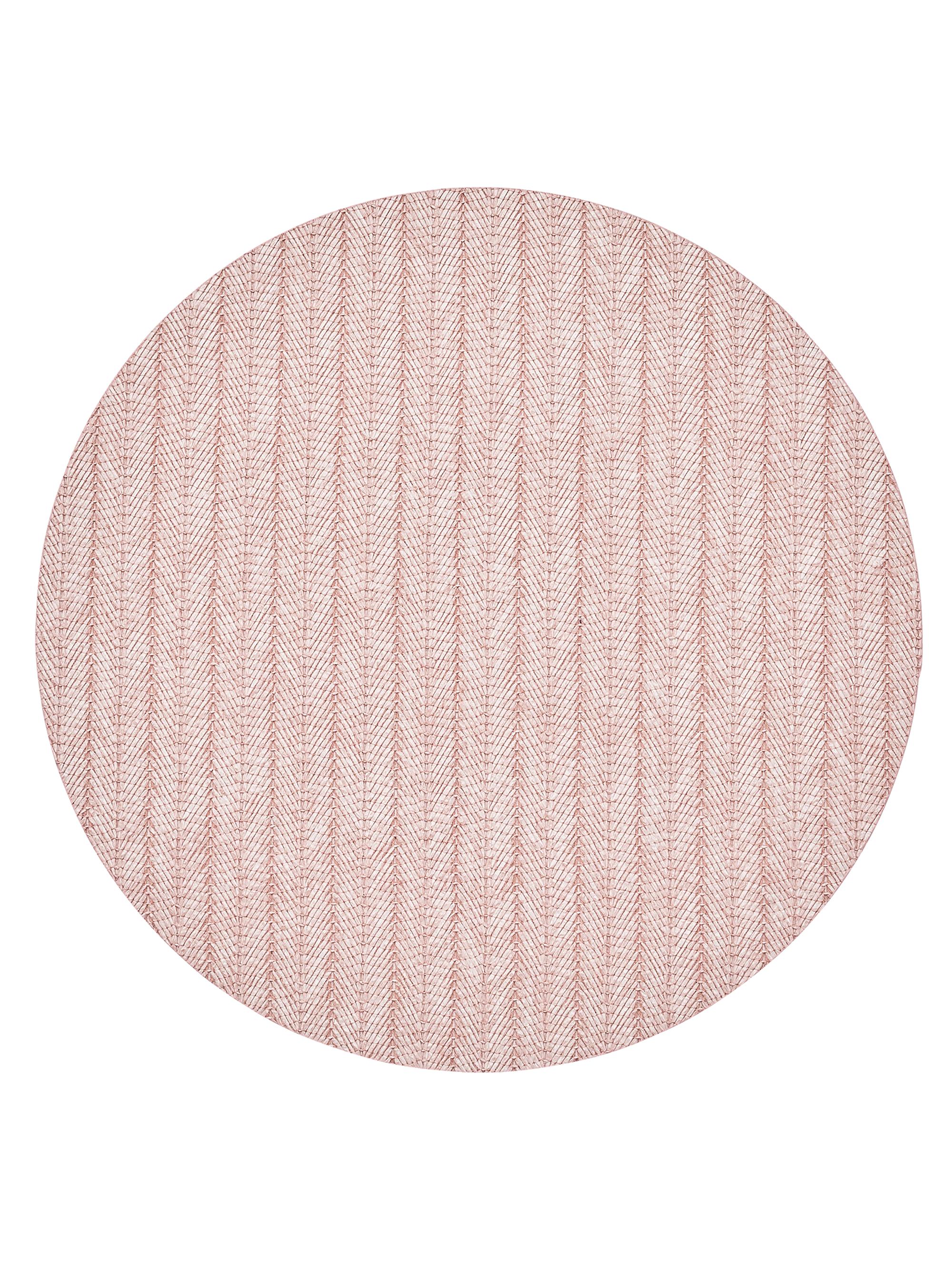 Kim Seybert Herringbone Placemats 4-Piece Set - Blush
