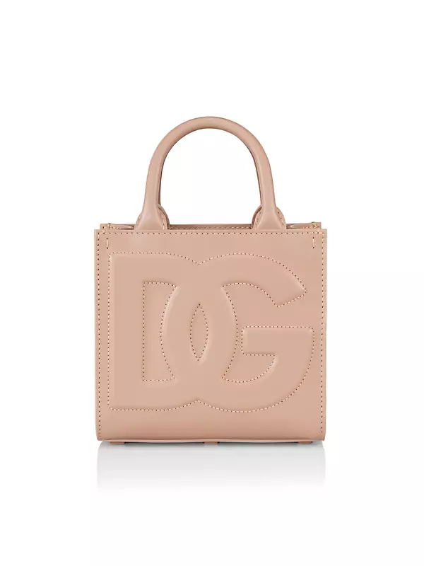 Small DG Daily Leather Top-Handle Bag