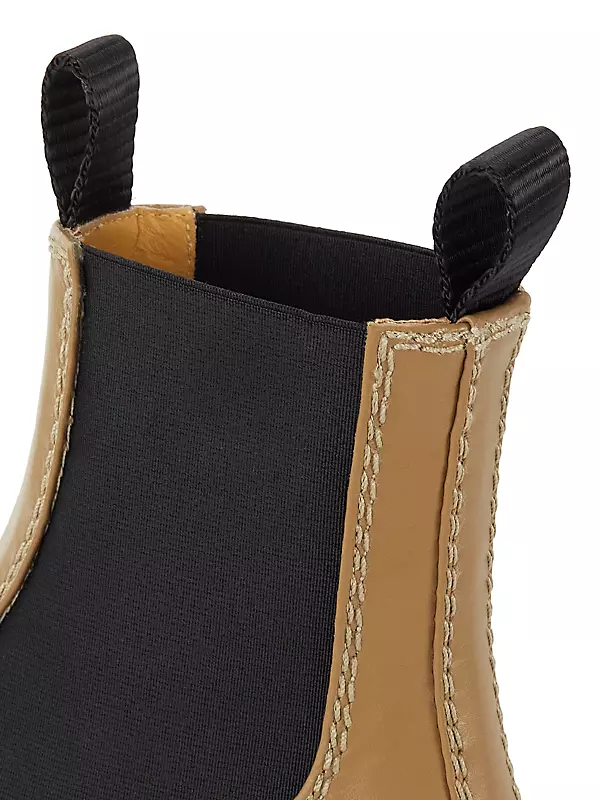 Shop Proenza Schouler Leather Lug-Sole Chelsea Boots | Saks Fifth
