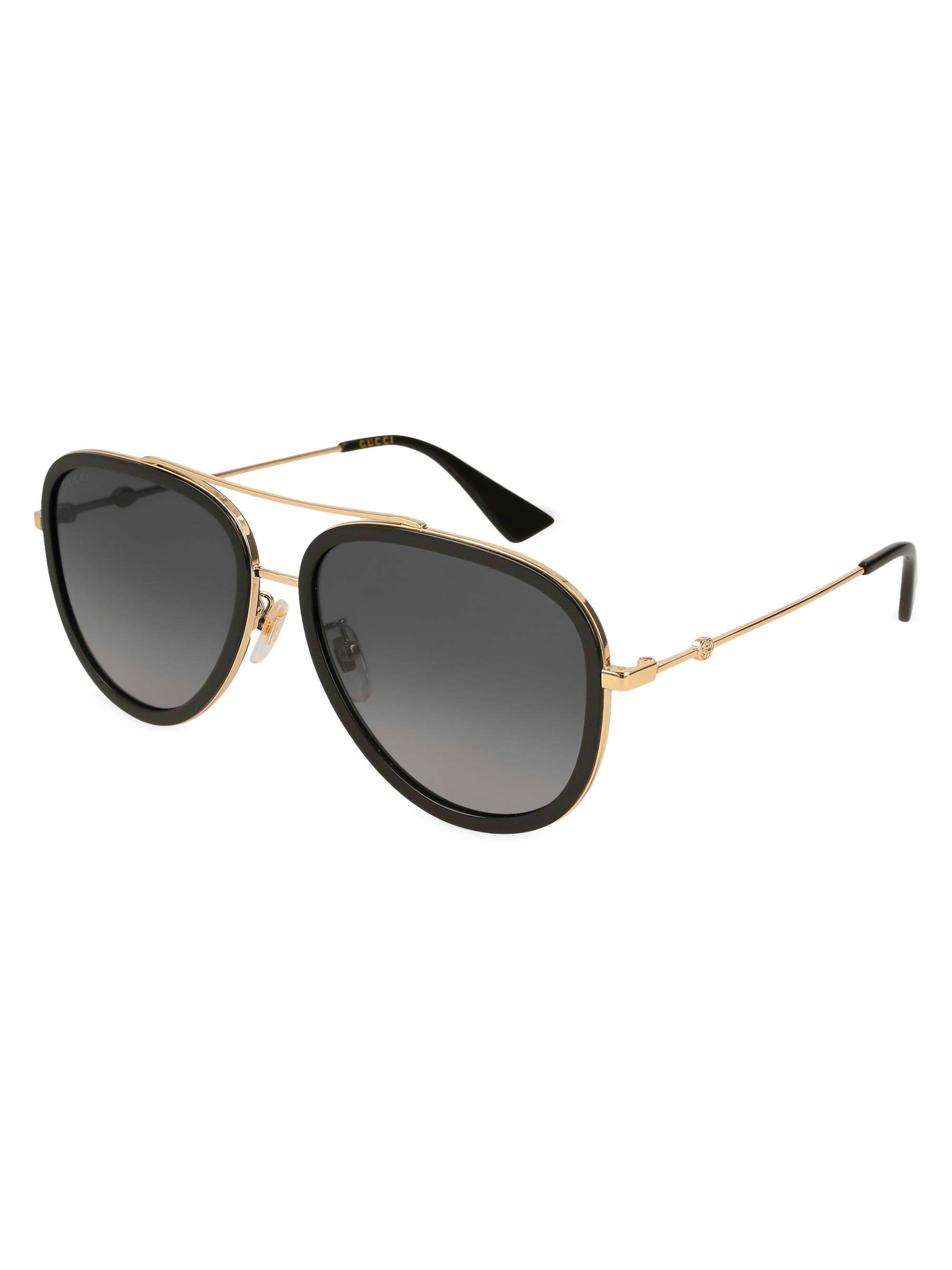 Gucci 57mm Gradient black sunglasses Gucci 57MM Square Sunglasses on SALE | Saks OFF 5TH main image 3