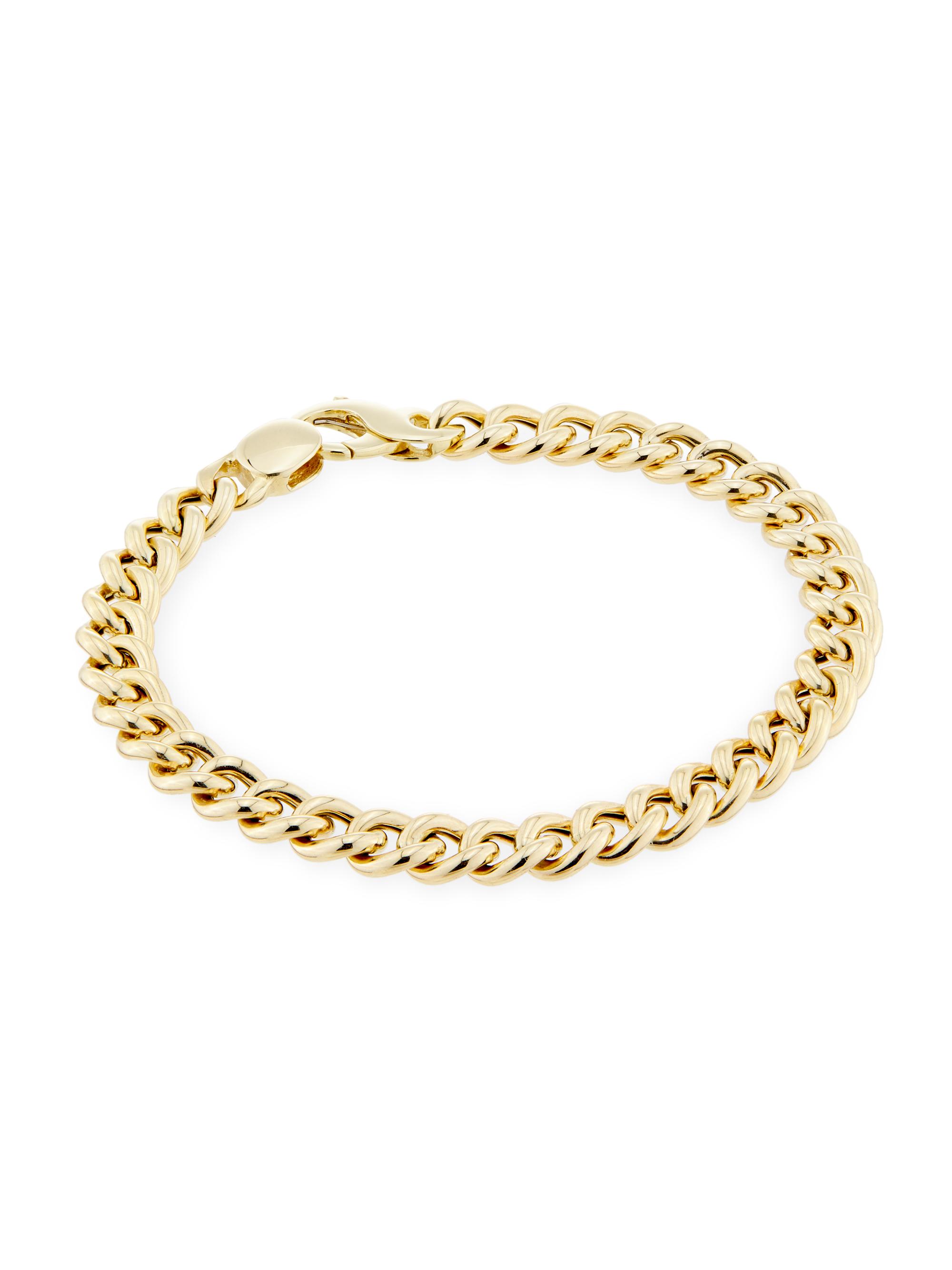 Saks Fifth Avenue Collection Women's 14K Yellow Gold Curb-Chain Bracelet - Gold
