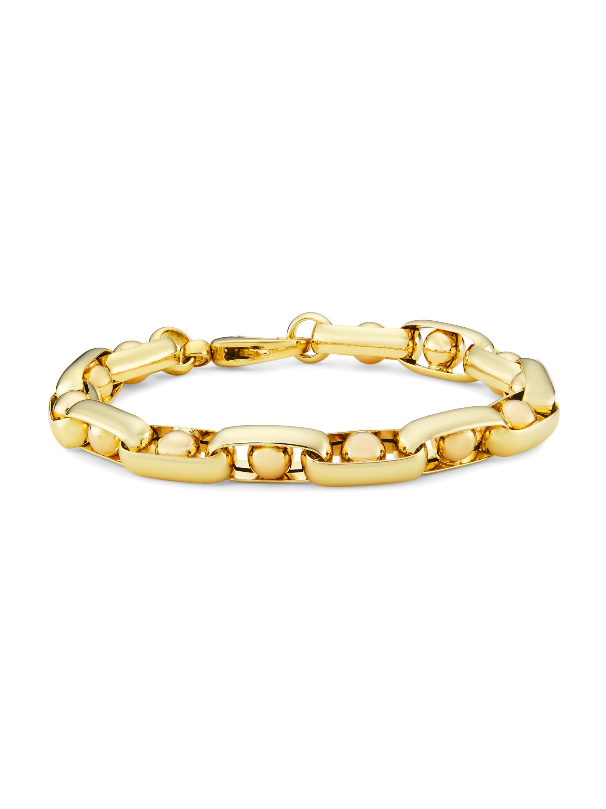 Saks Fifth Avenue Collection Women's 14K Yellow Gold Chain Bracelet - Gold