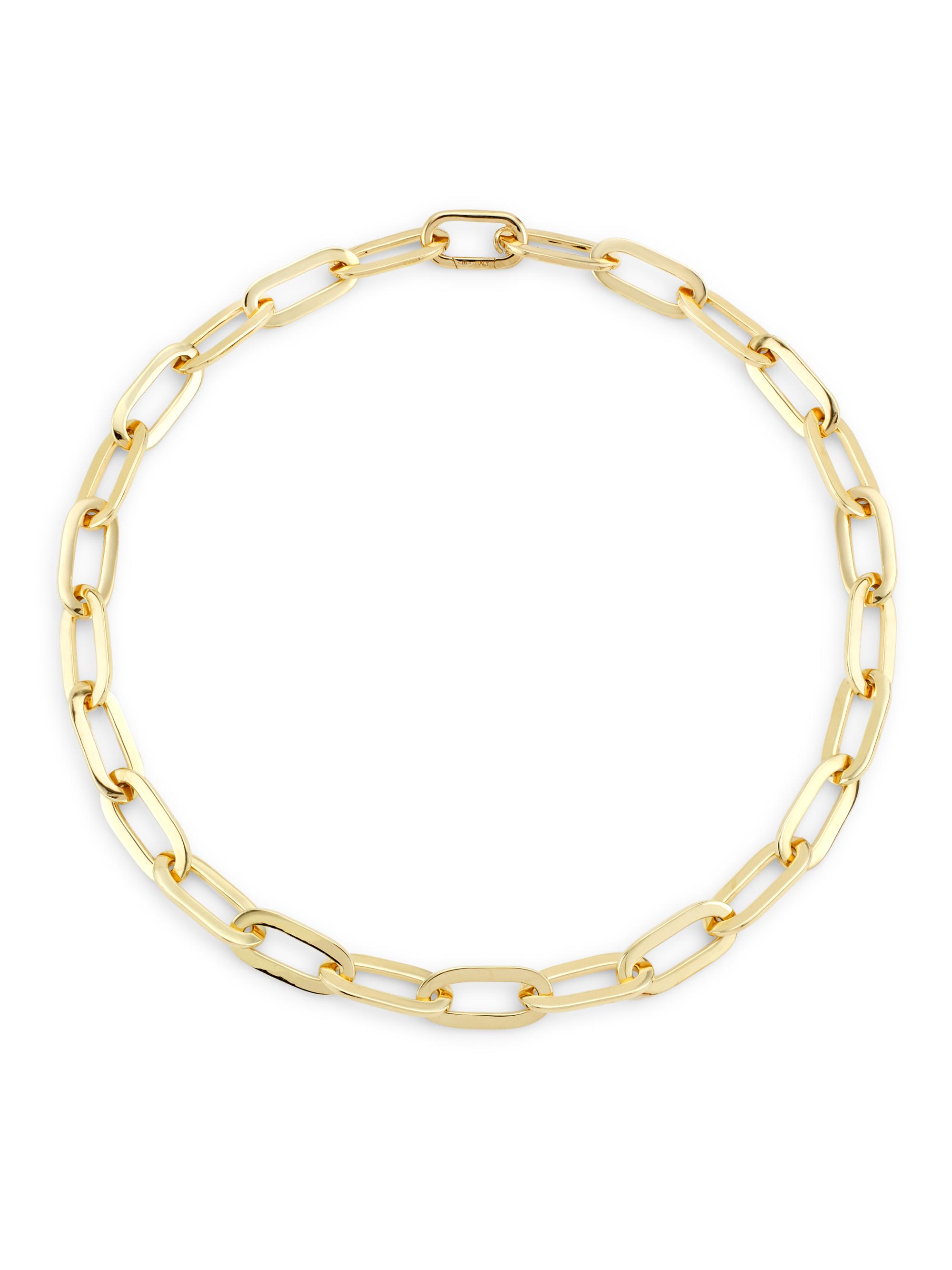 Saks Fifth Avenue Collection Women's 14K Yellow Gold Paper Clip Chain Necklace/18" - Gold