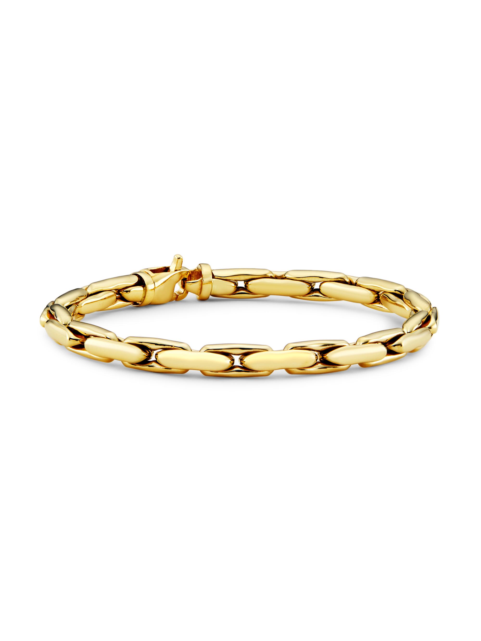 Saks Fifth Avenue Collection Women's 14K Yellow Gold Fancy-Link Chain Bracelet - Gold