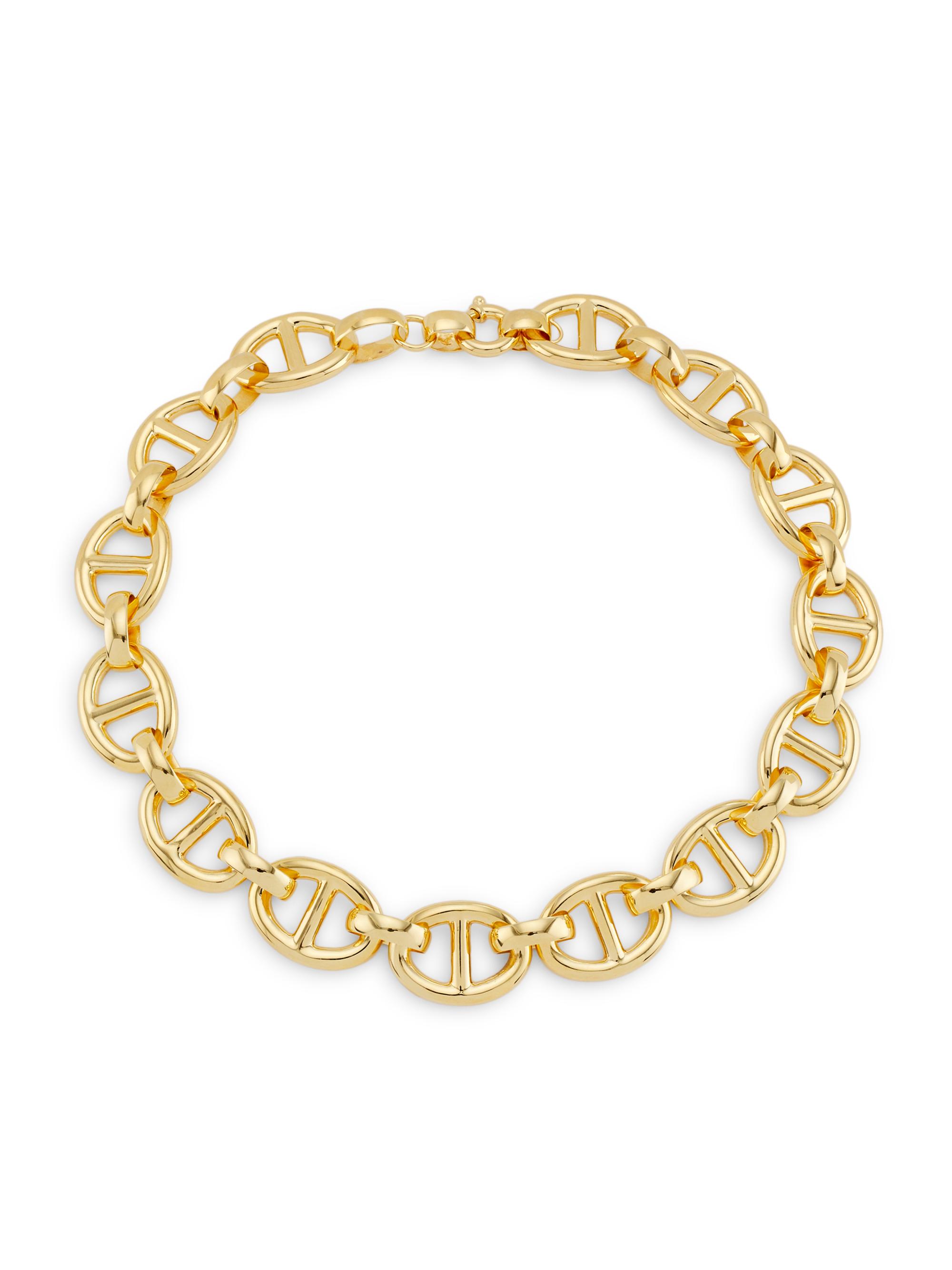 Saks Fifth Avenue Collection Women's 14K Yellow Gold Mariner Chain Necklace/17.75" - Gold