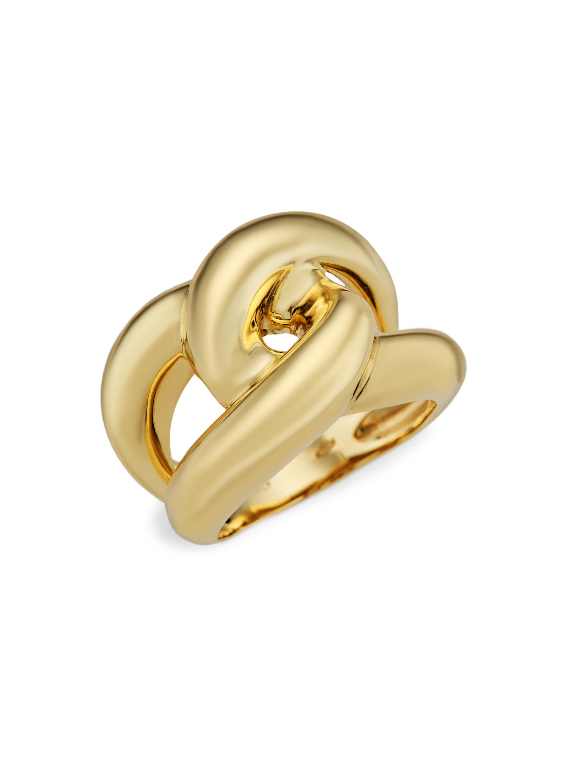 Saks Fifth Avenue Collection Women's 14K Yellow Gold Intertwined Band - Gold