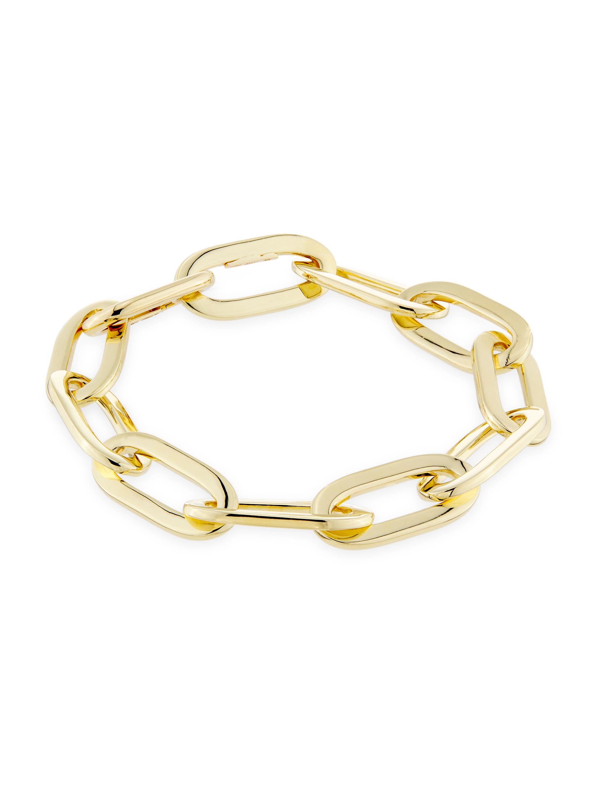 Saks Fifth Avenue Collection Women's 14K Yellow Gold Paper Clip Chain Bracelet - Gold