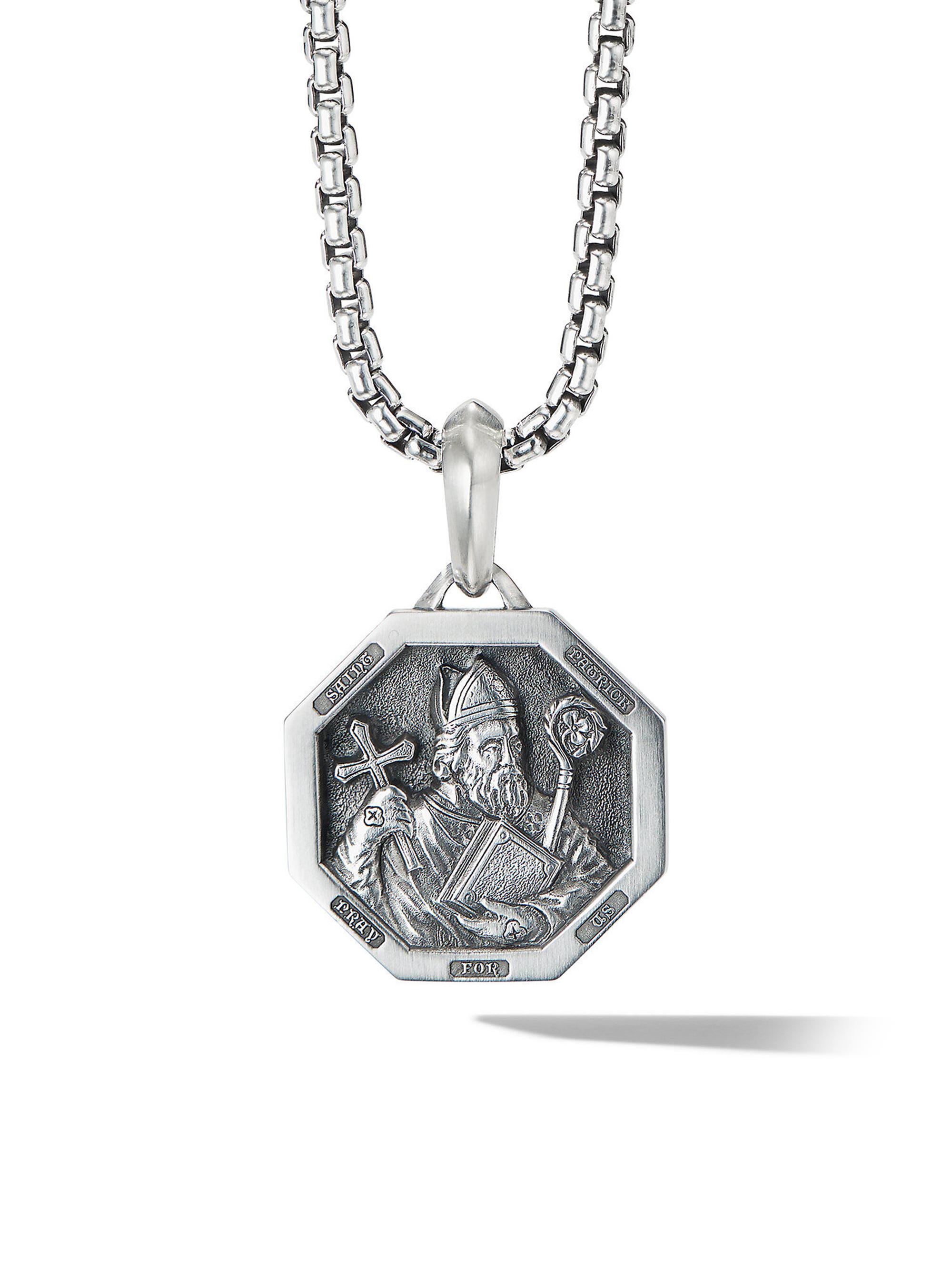David Yurman Men's St. Patrick Amulet - Sterling Silver