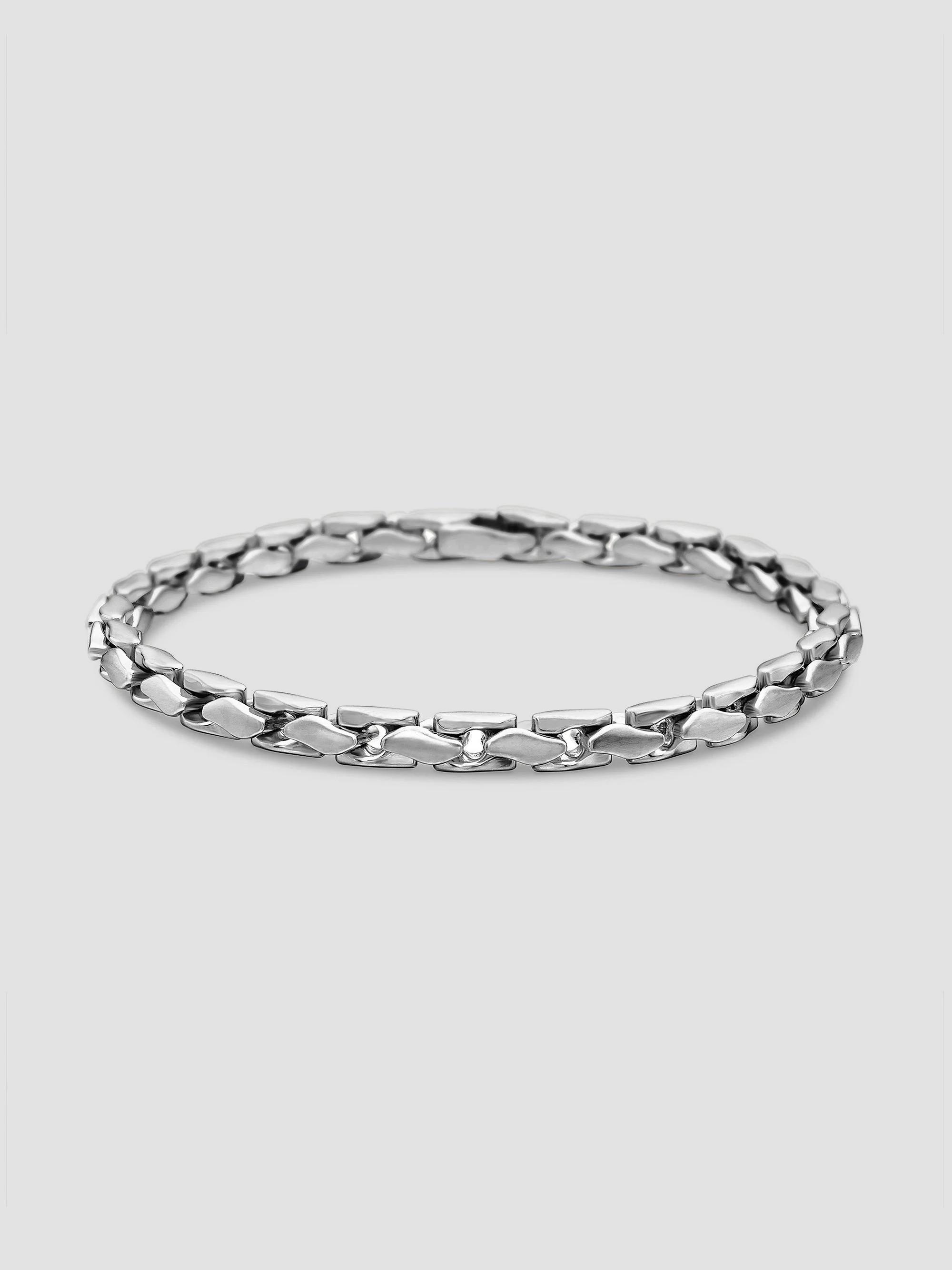 David Yurman Fluted Chain Bracelet in Sterling Silver, 5mm | Saks