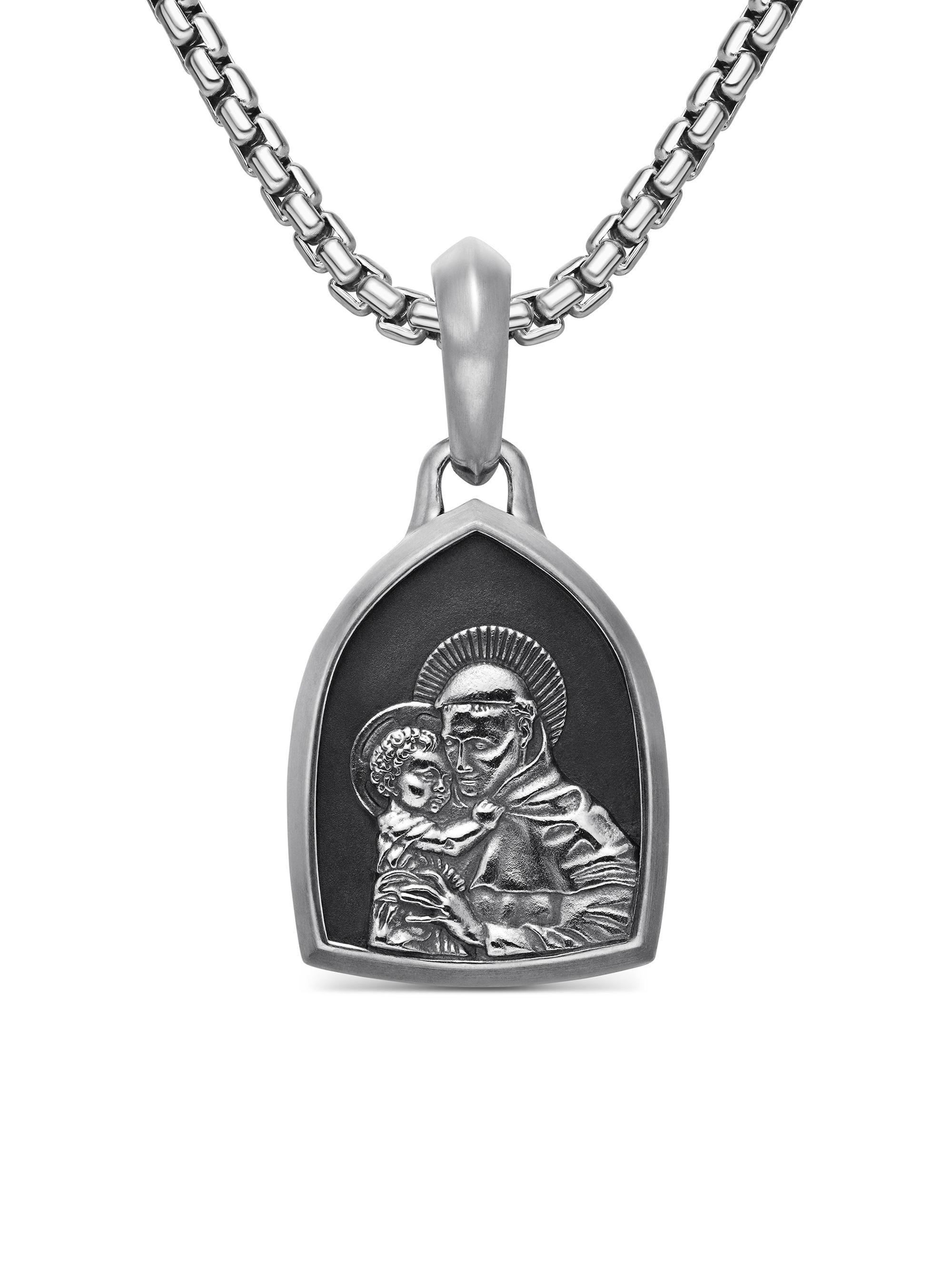 David Yurman Men's St. Anthony Amulet in Sterling Silver - Sterling Silver