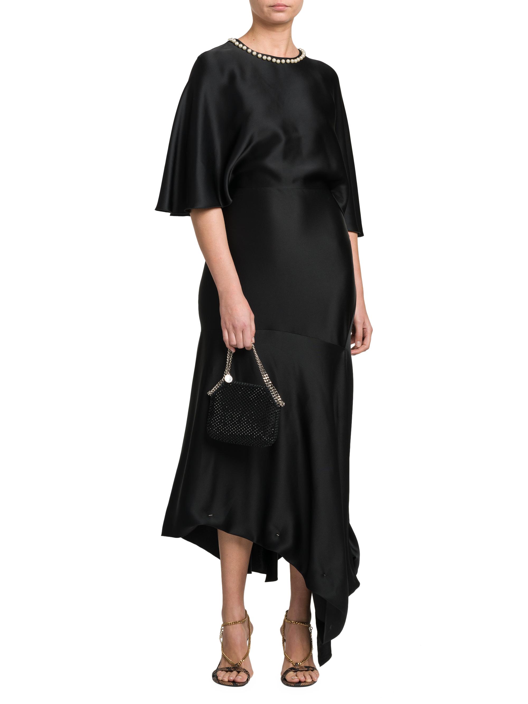 Stella McCartney Women's Mini Falabella Crystal Mesh Shoulder Bag - Black