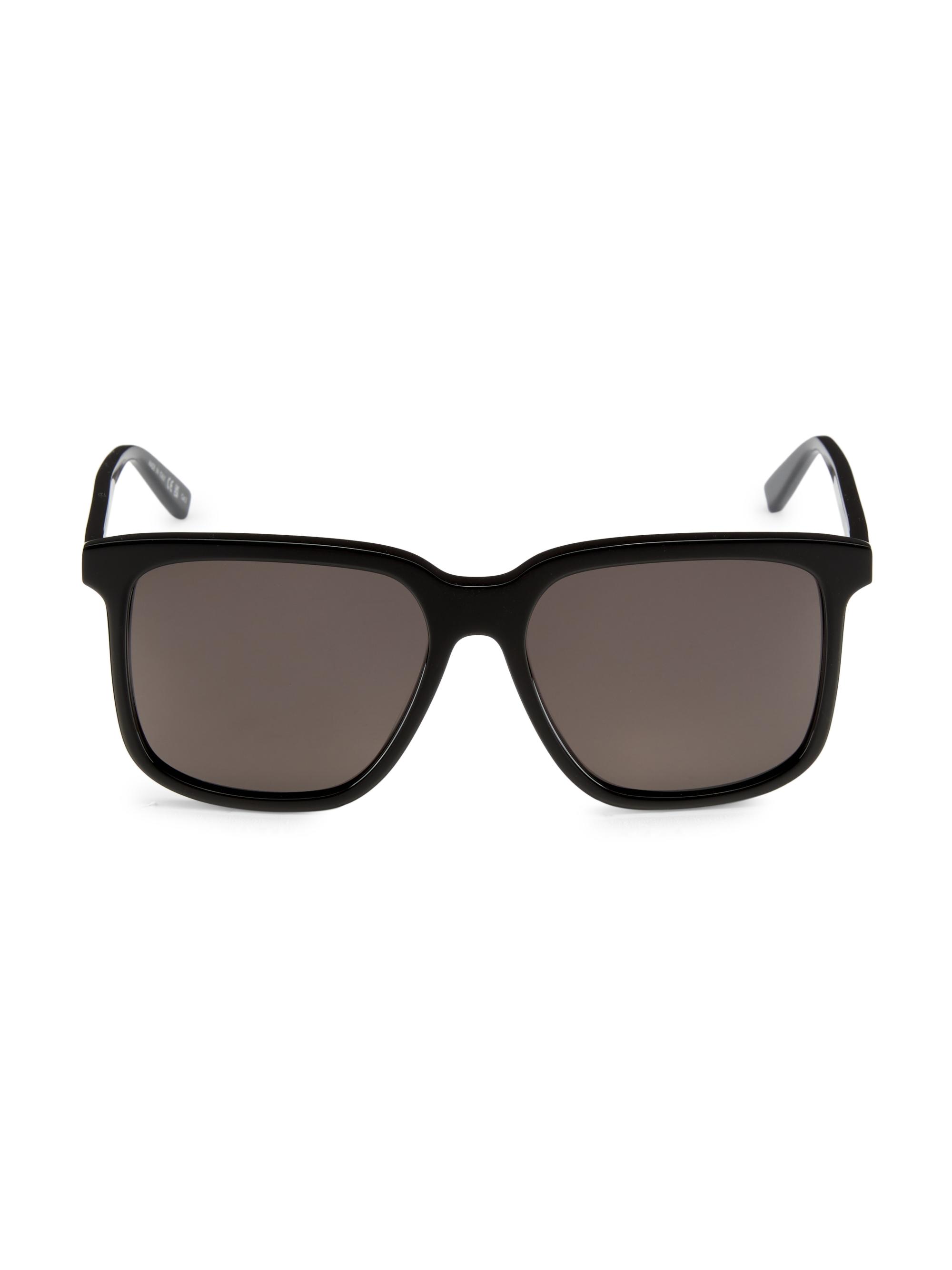 Saint Laurent Women's 99MM Square Sunglasses - Black