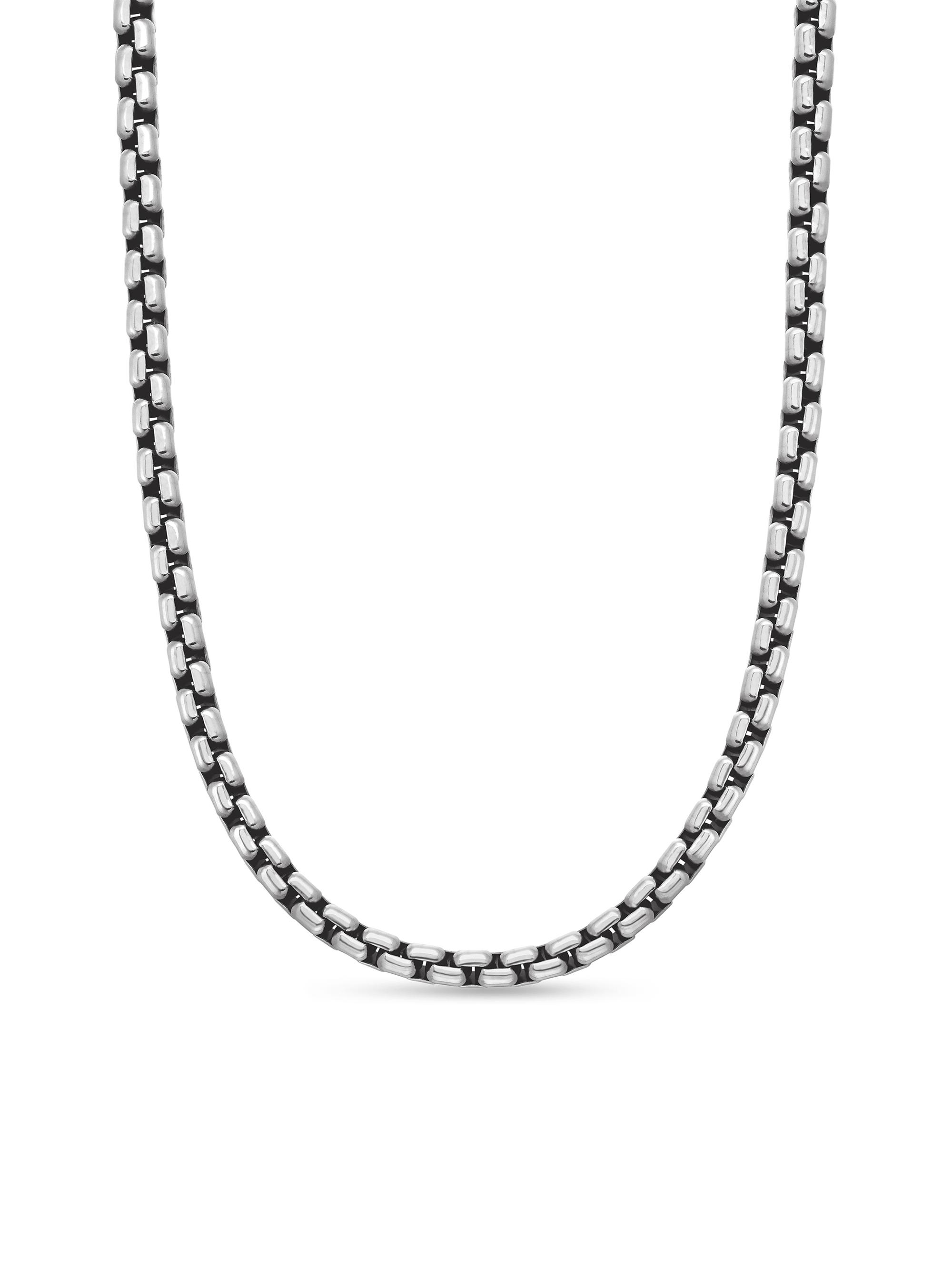 David Yurman Box Chain Necklace In Sterling Silver, 4.8mm | Saks