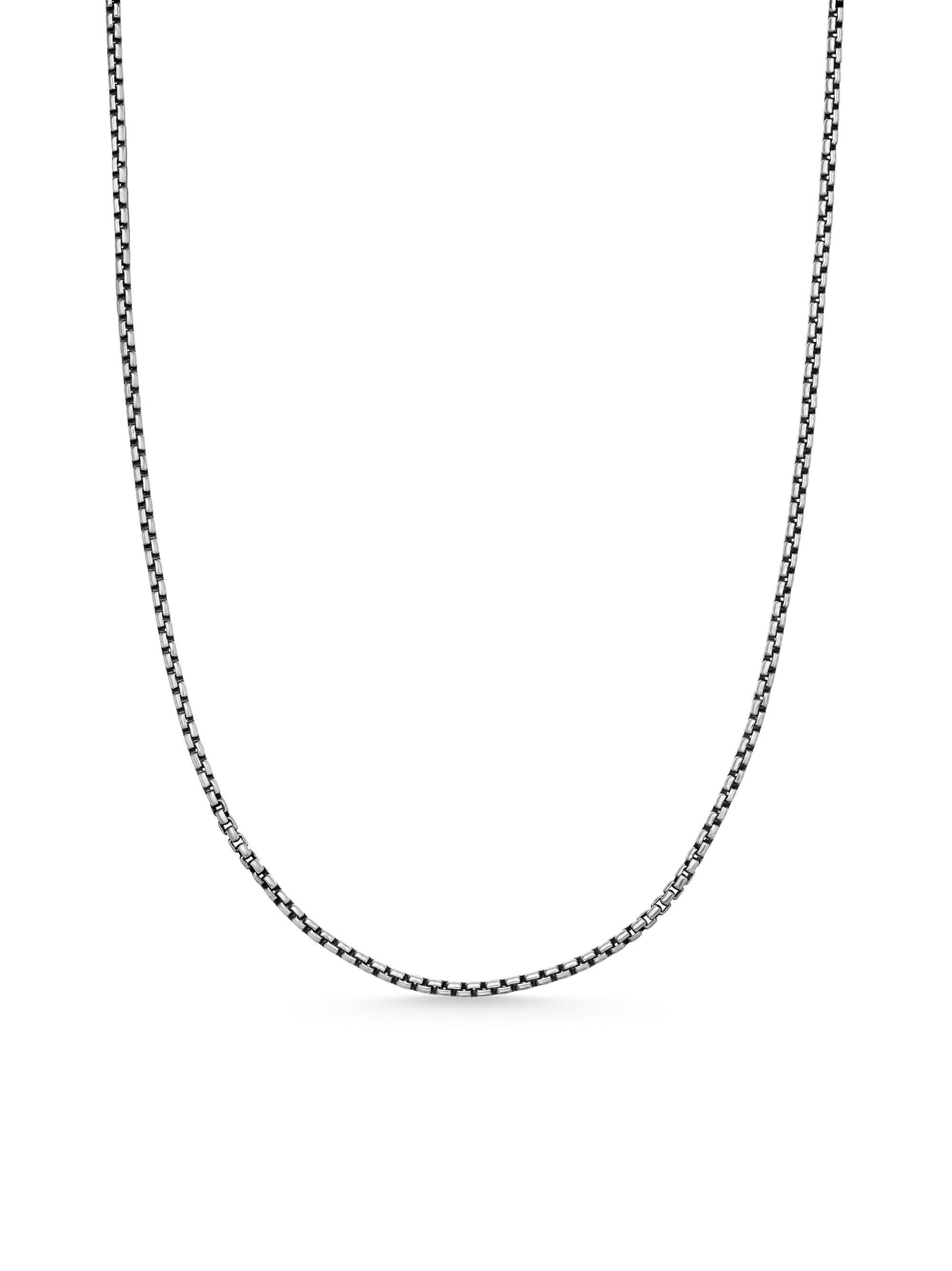 David Yurman Men's Box Chain Necklace - Sterling Silver - Women's Jewelry And Watches