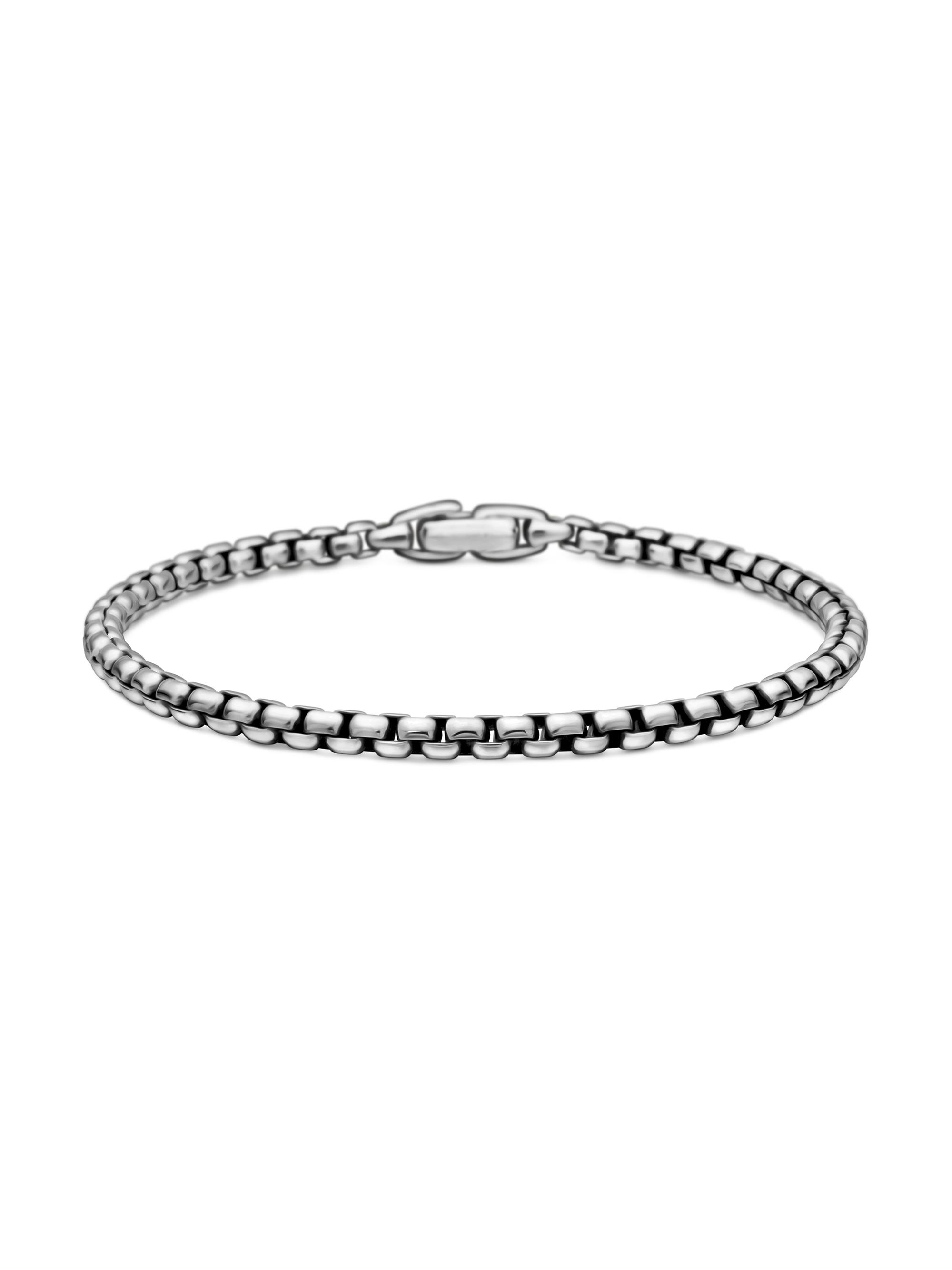 David Yurman Men's Box Chain Bracelet - Silver - Women's Jewelry And Watches