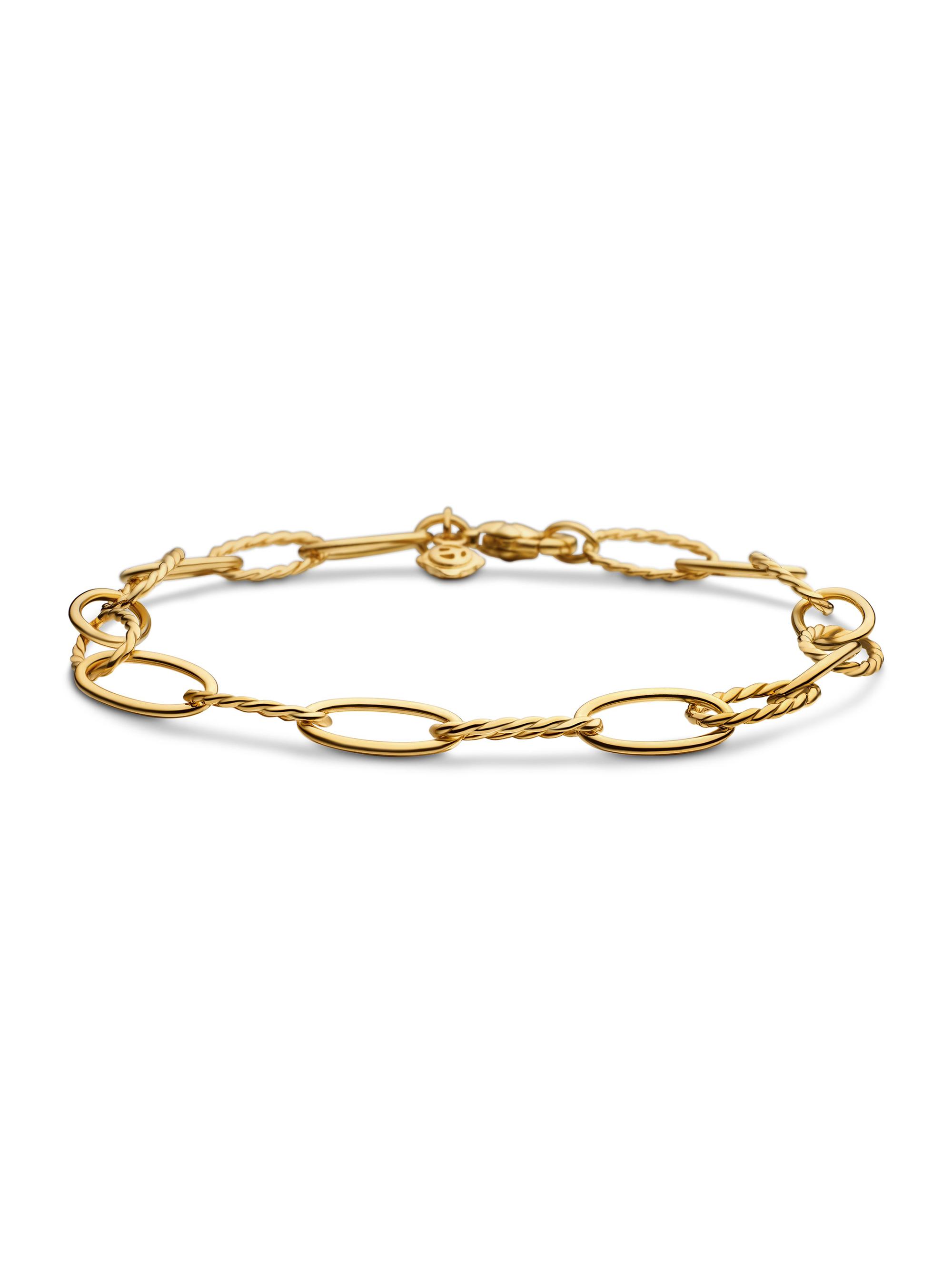 David Yurman Women's Oval Link Bracelet in 18K Yellow Gold, 11.3mm - Gold
