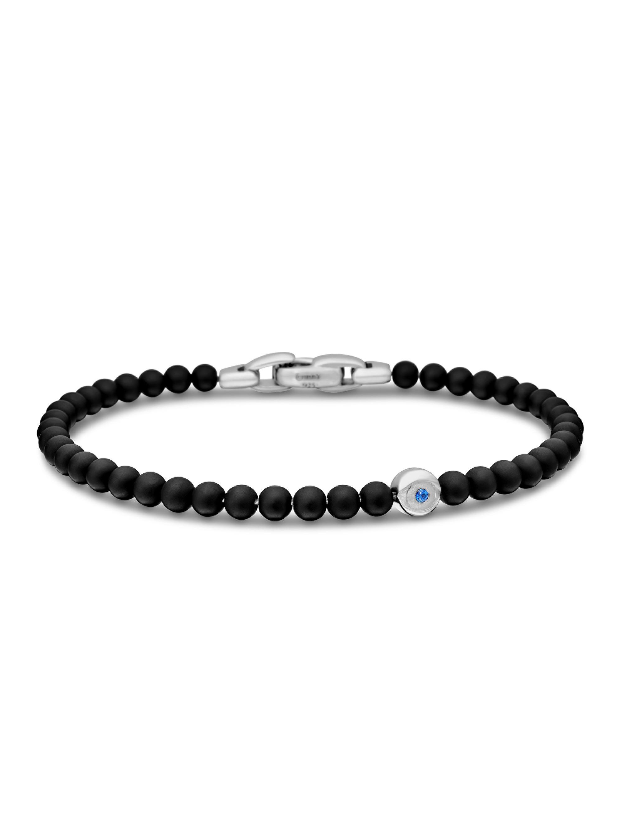 David Yurman Spiritual Beads Evil Eye Bracelet with Sapphire