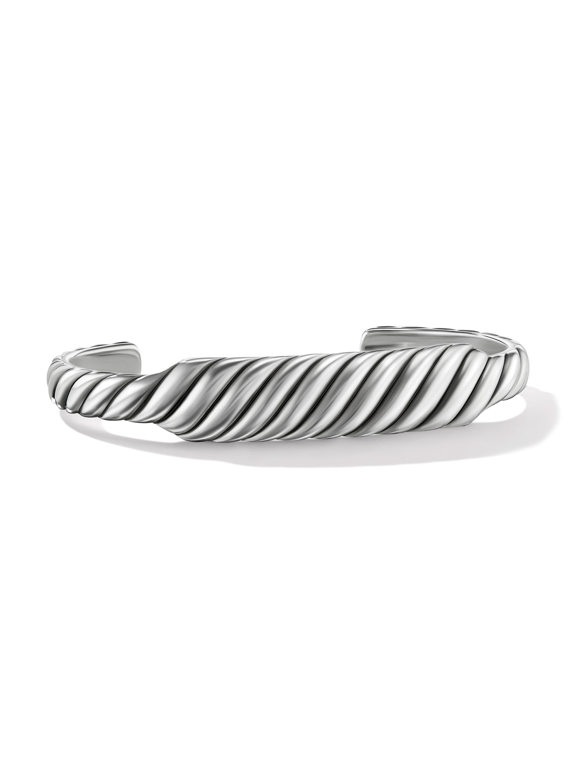 David Yurman Men's Sculpted Cable Bracelet in Sterling Silver - Sterling Silver