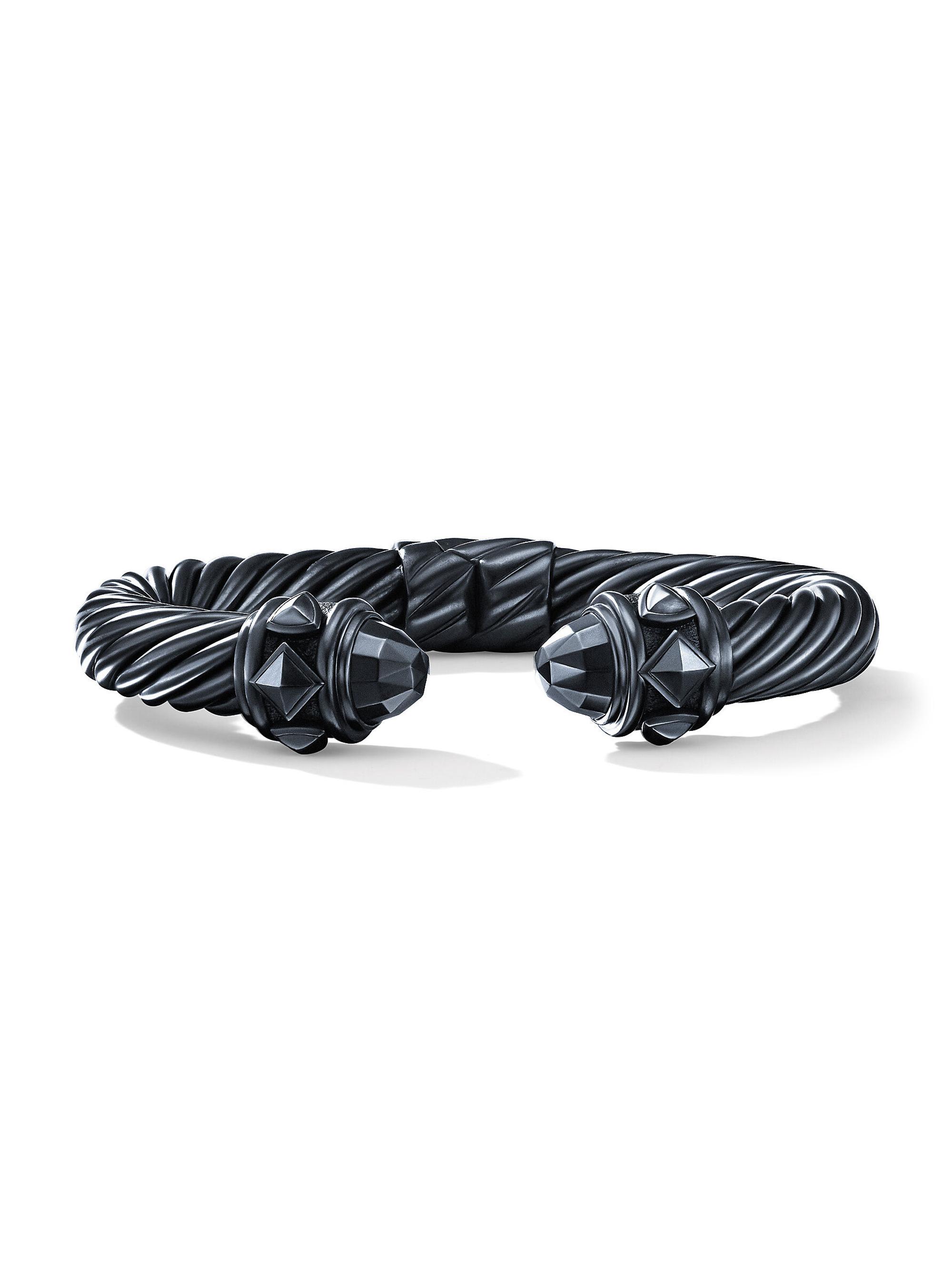 David Yurman Women's Renaissance Bracelet in Blackened Silver - Black