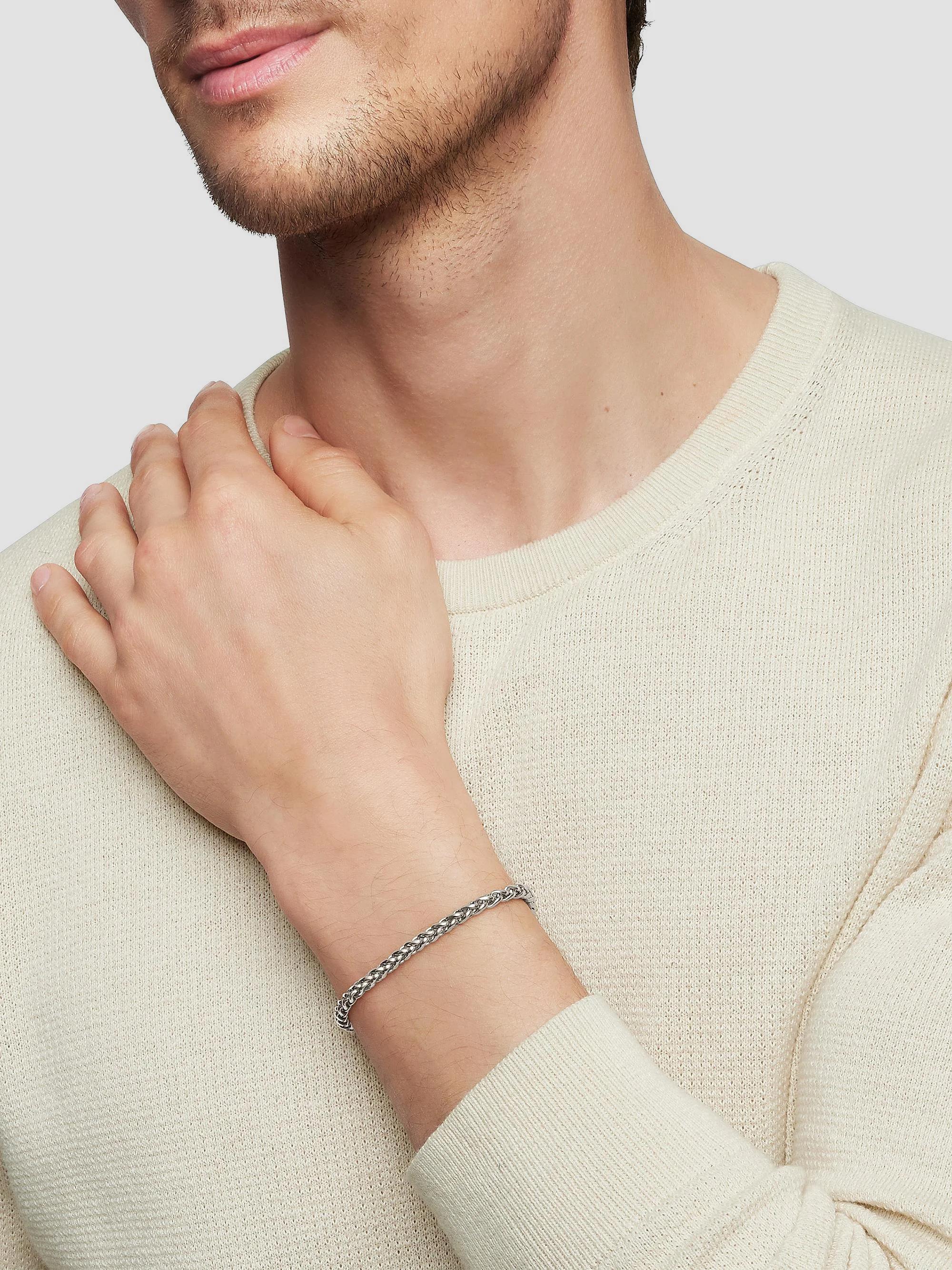 David Yurman Wheat Chain Bracelet in Sterling Silver, 4mm | Saks