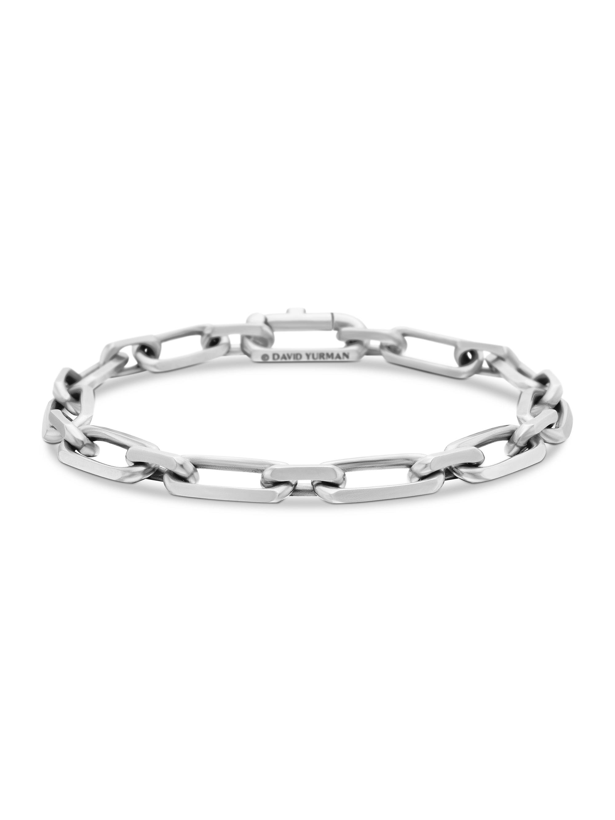 David Yurman Men's Elongated Open Link Chain Bracelet - Sterling Silver