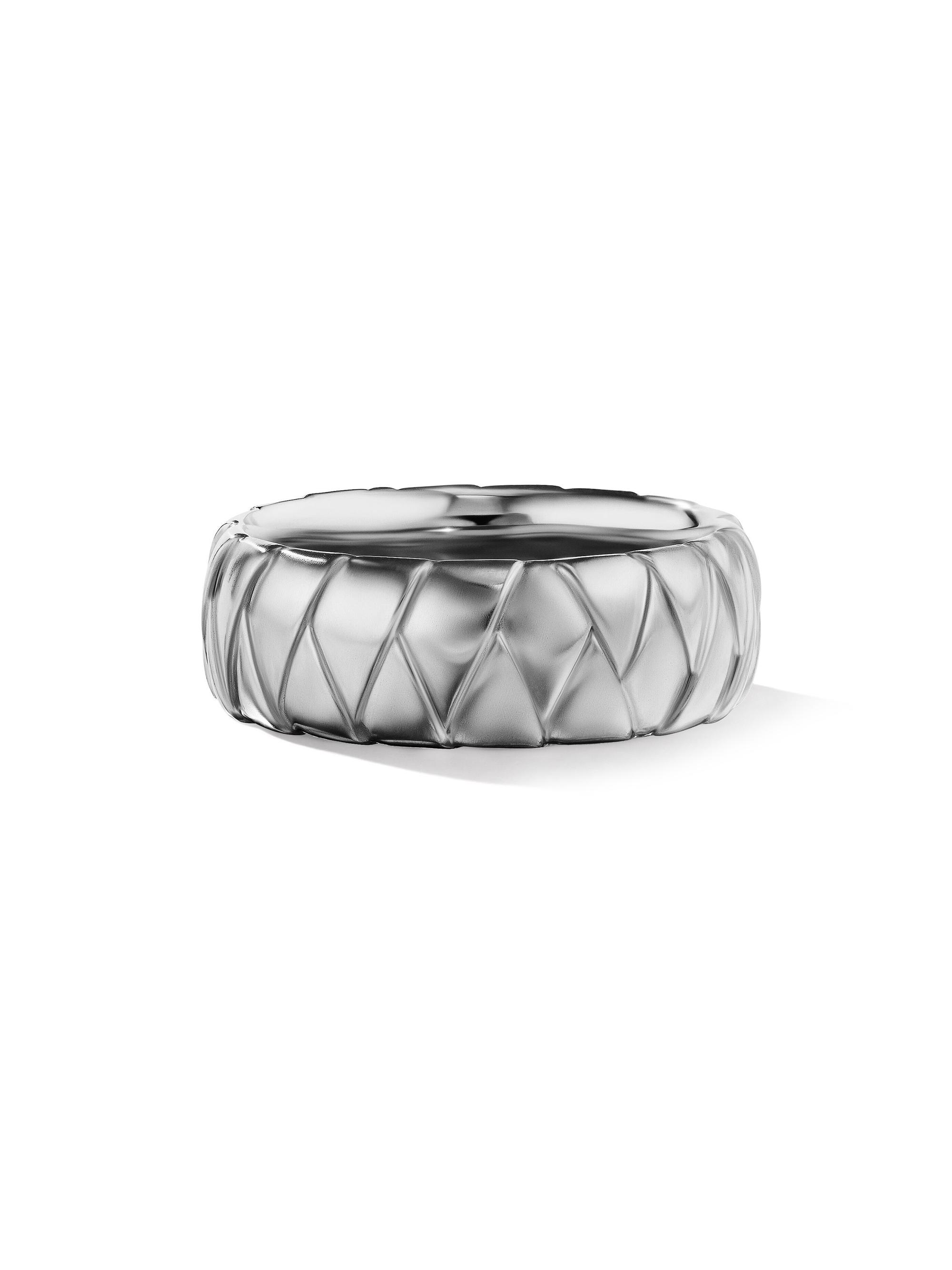 David Yurman Men's Cairo Wrap Band Ring, 8mm - Sterling Silver