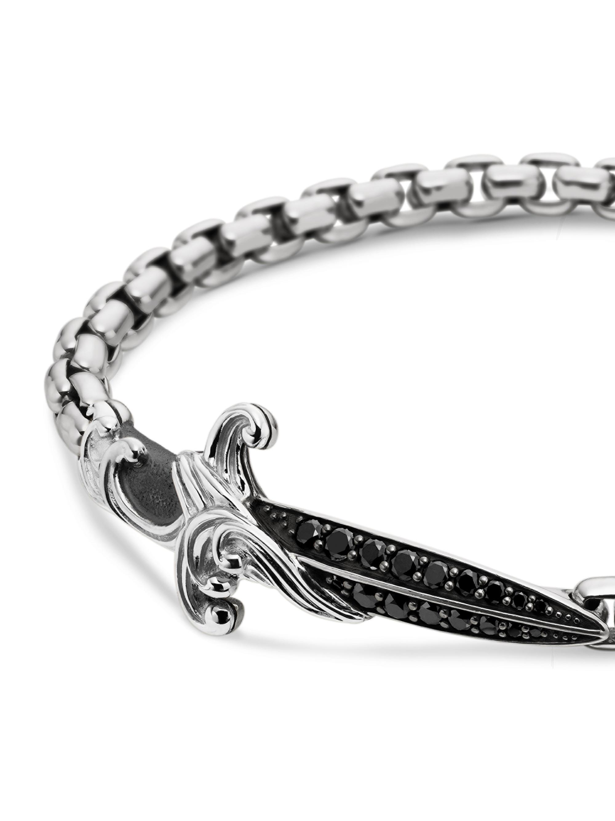 David Yurman Waves Dagger Bracelet in Sterling Silver | Saks Fifth
