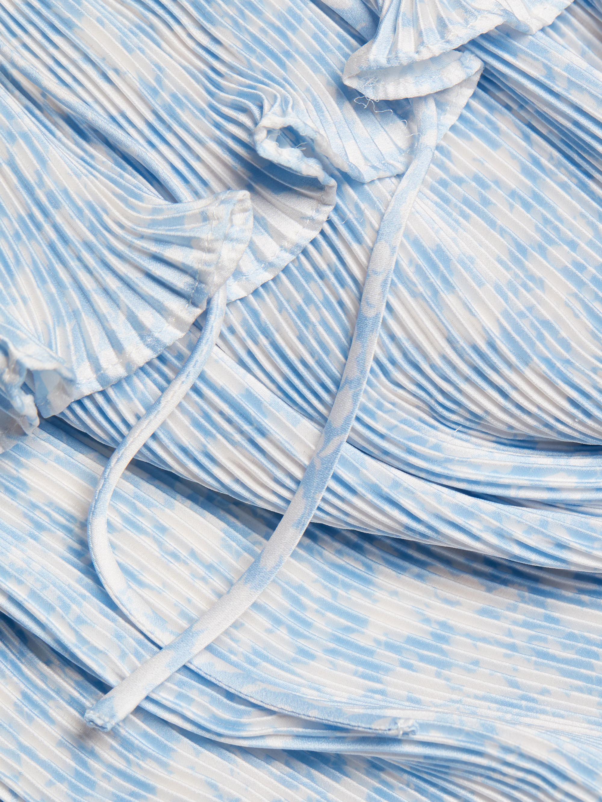 Brisha Floral Pleated Midi-Dress