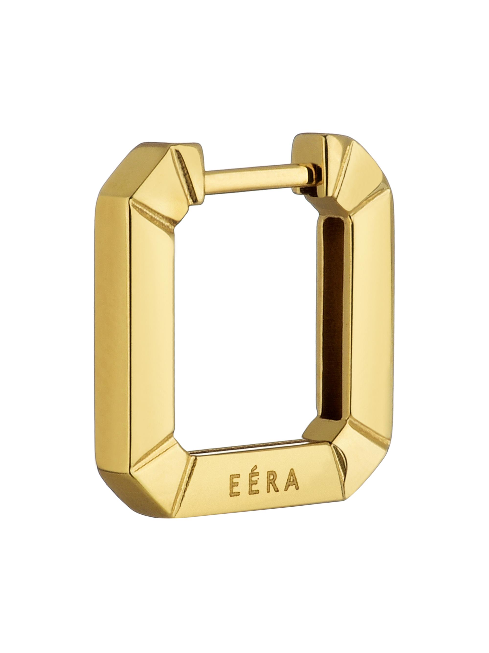 Eéra Women's Mini Candy 18K Yellow Gold Geometric Hoop Earring - Yellow Gold