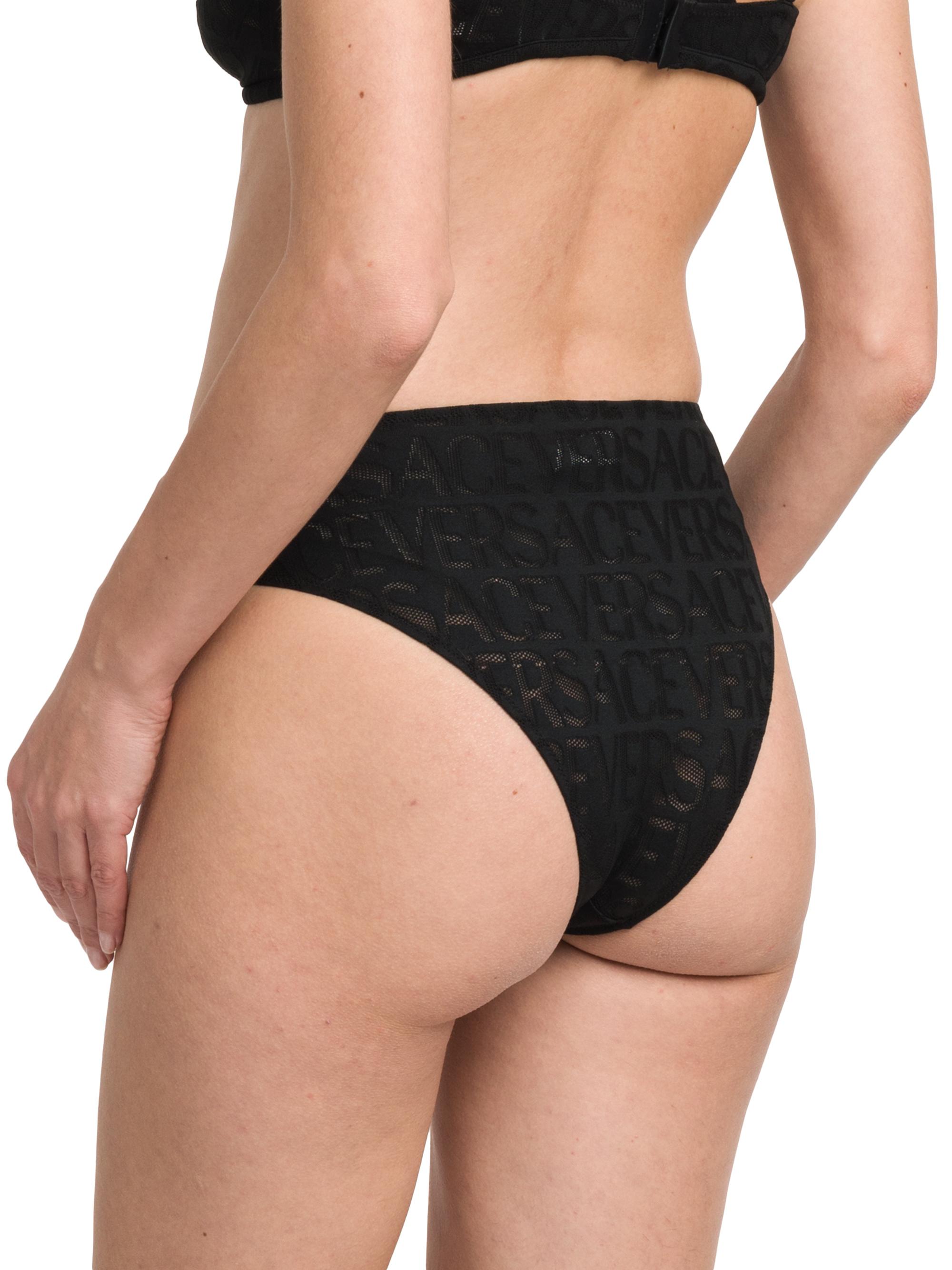 Versace Women's  On Repeat Brief - Black | Thumbnail 5