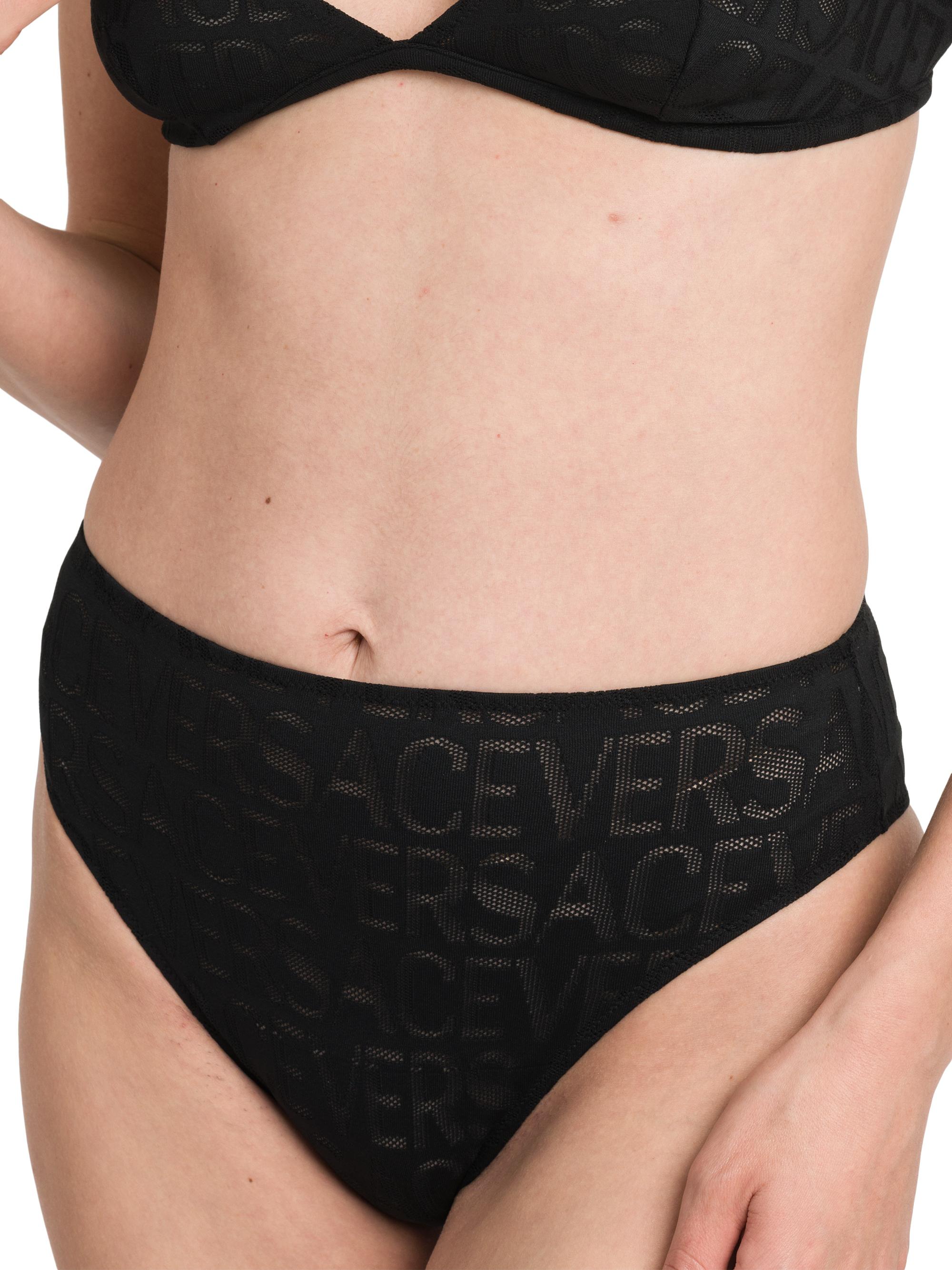 Versace Women's  On Repeat Brief - Black | Thumbnail 6