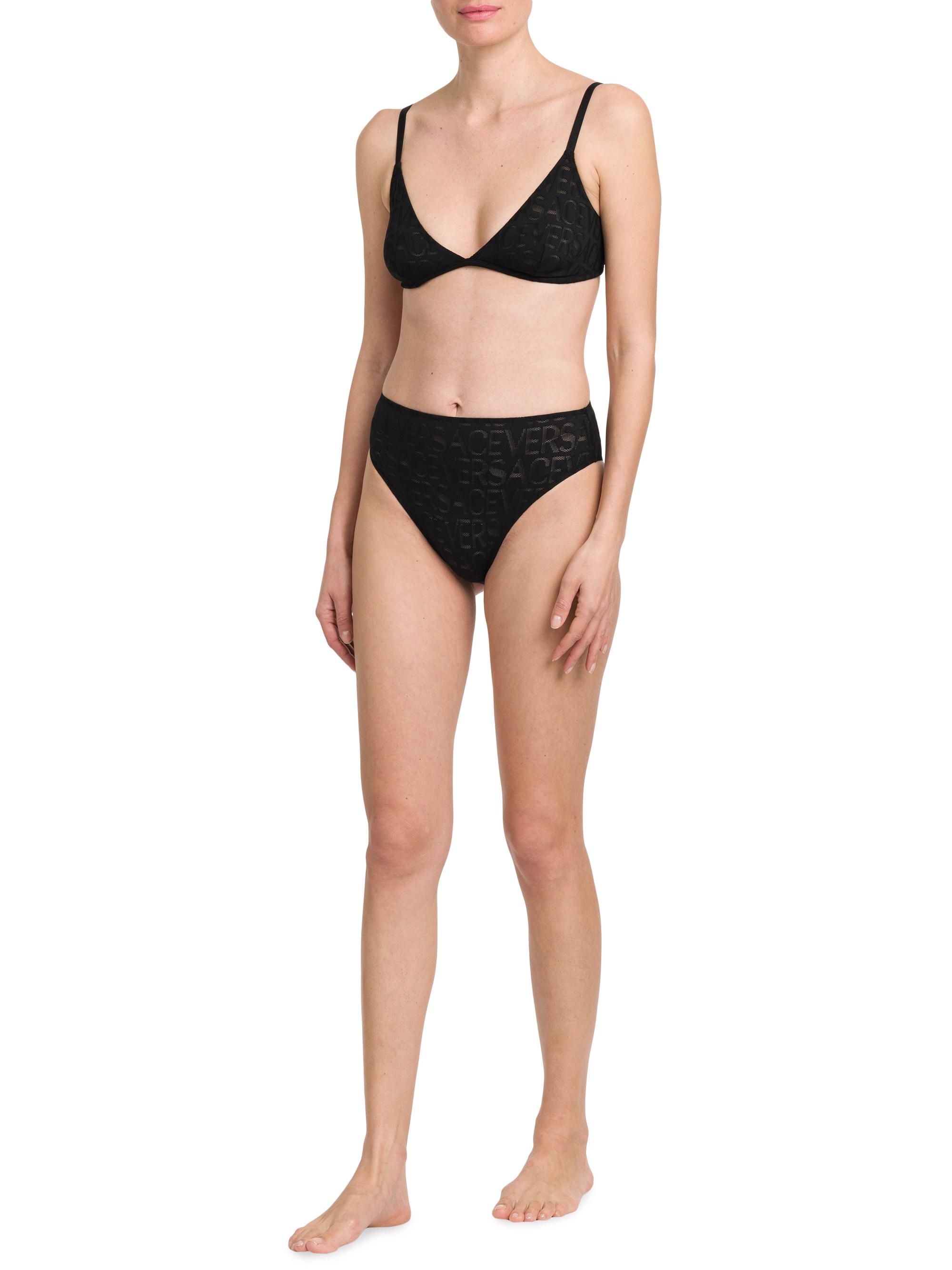 Versace Women's  On Repeat Brief - Black | Thumbnail 2