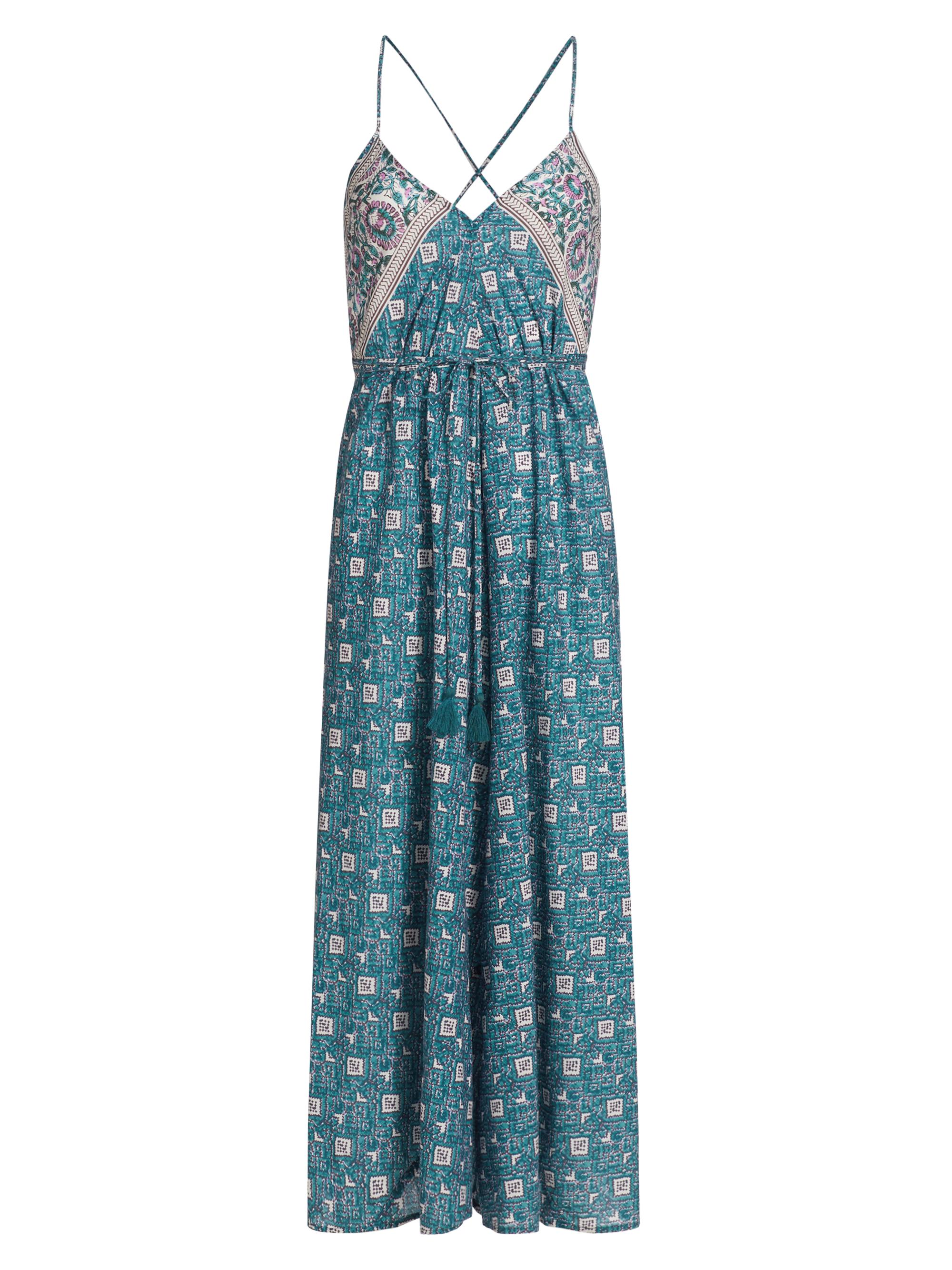 XÍRENA Women's Twila Print Maxi Dress - Teal Fete