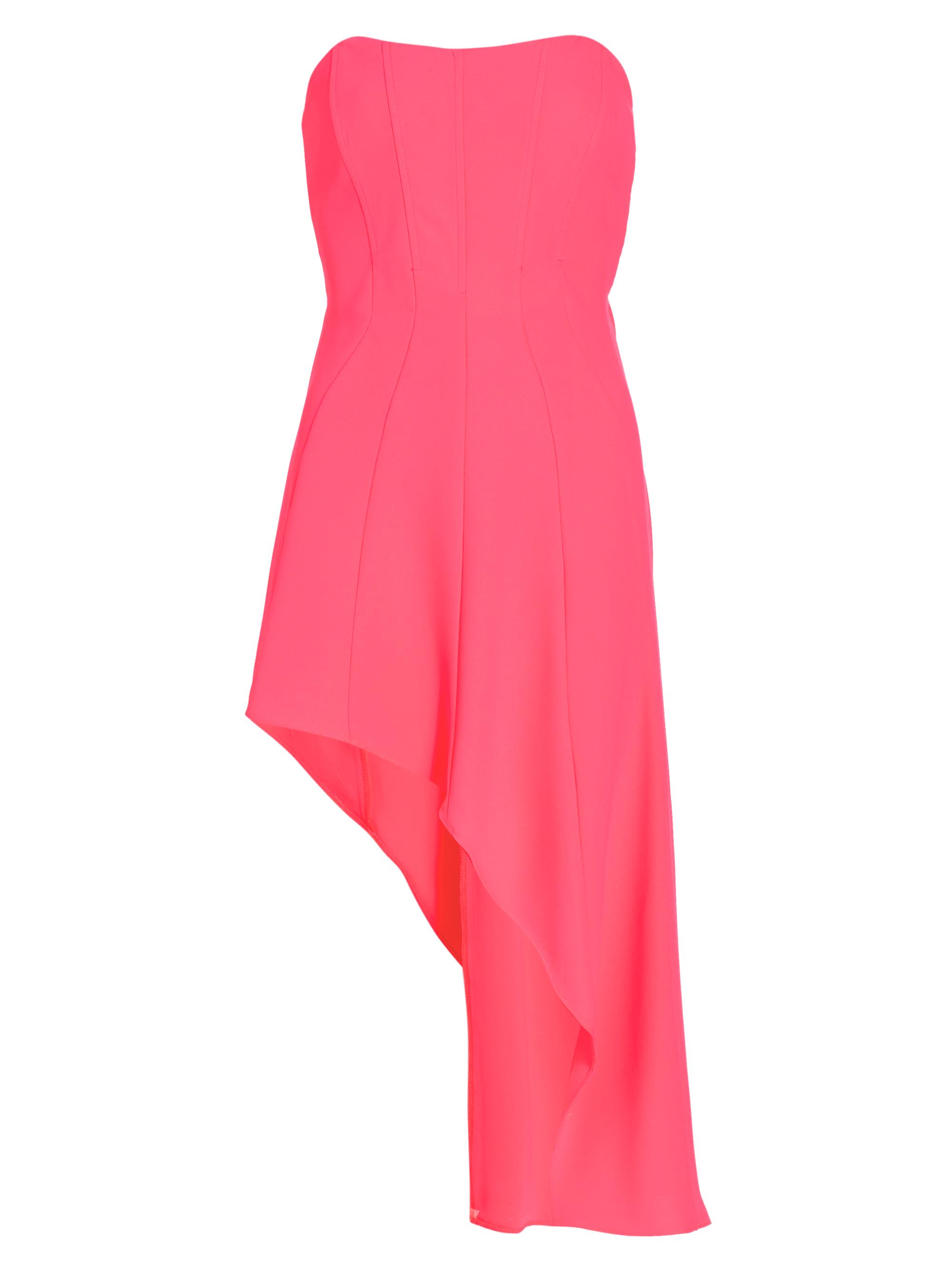 Amanda Uprichard Women's Muse Strapless High-Low Dress - Hibiscus