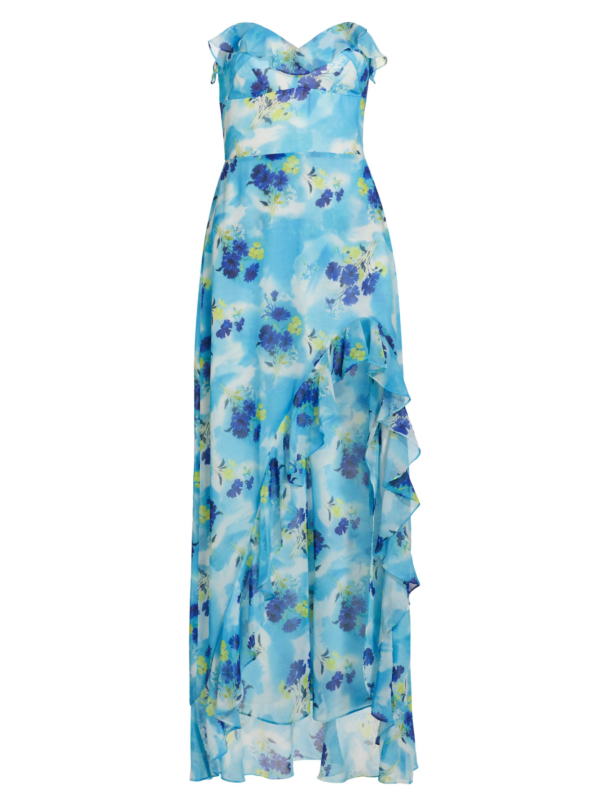Amanda Uprichard Women's Corinna Floral Strapless Maxi Dress - Lira