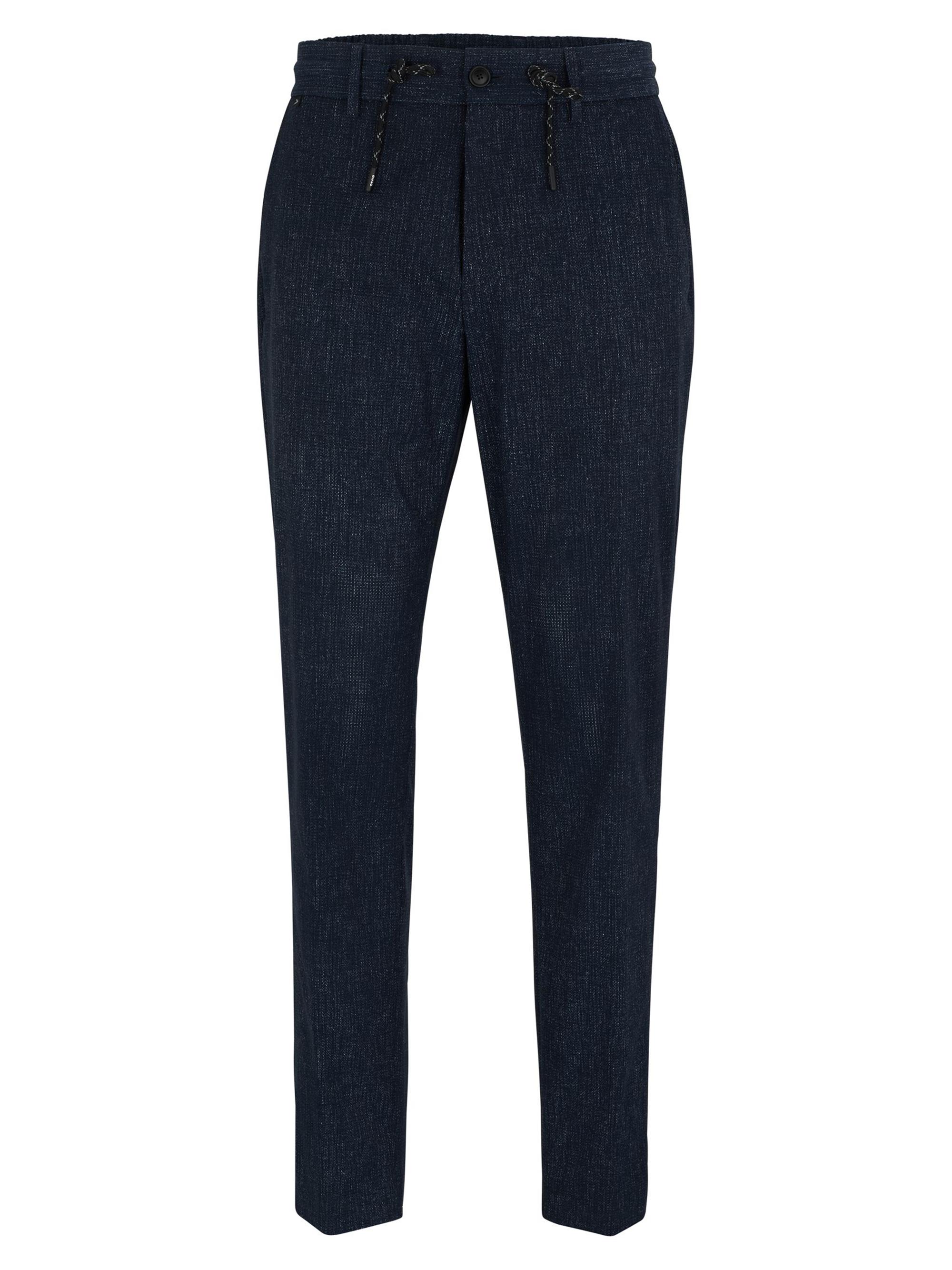 BOSS Men's Slim-Fit Trousers - Dark Blue