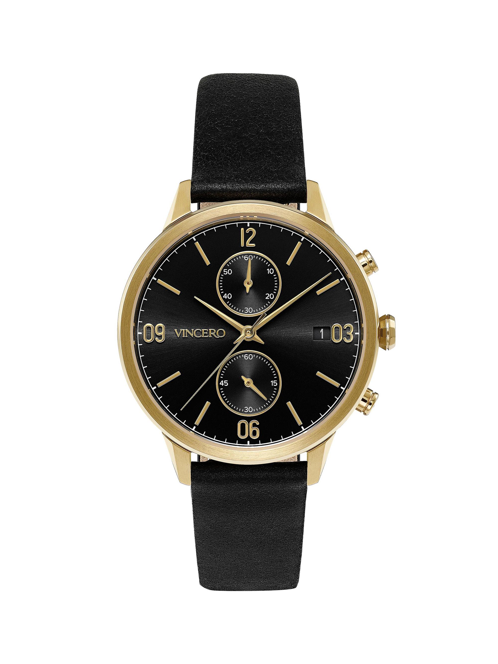 Vincero Women's Reign Band Watch - Gold Black