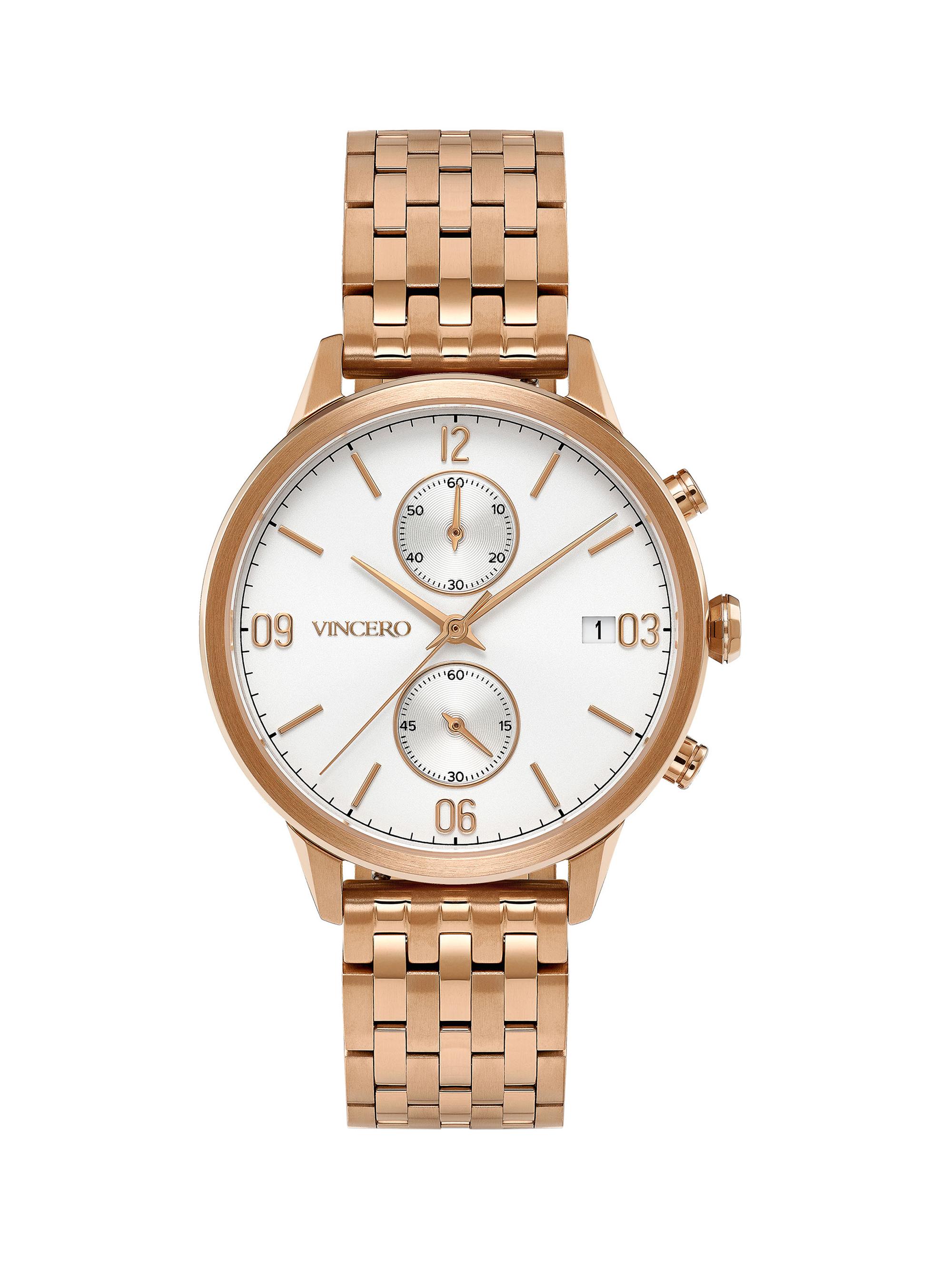 Vincero Women's Reign Bracelet Watch - Rose White